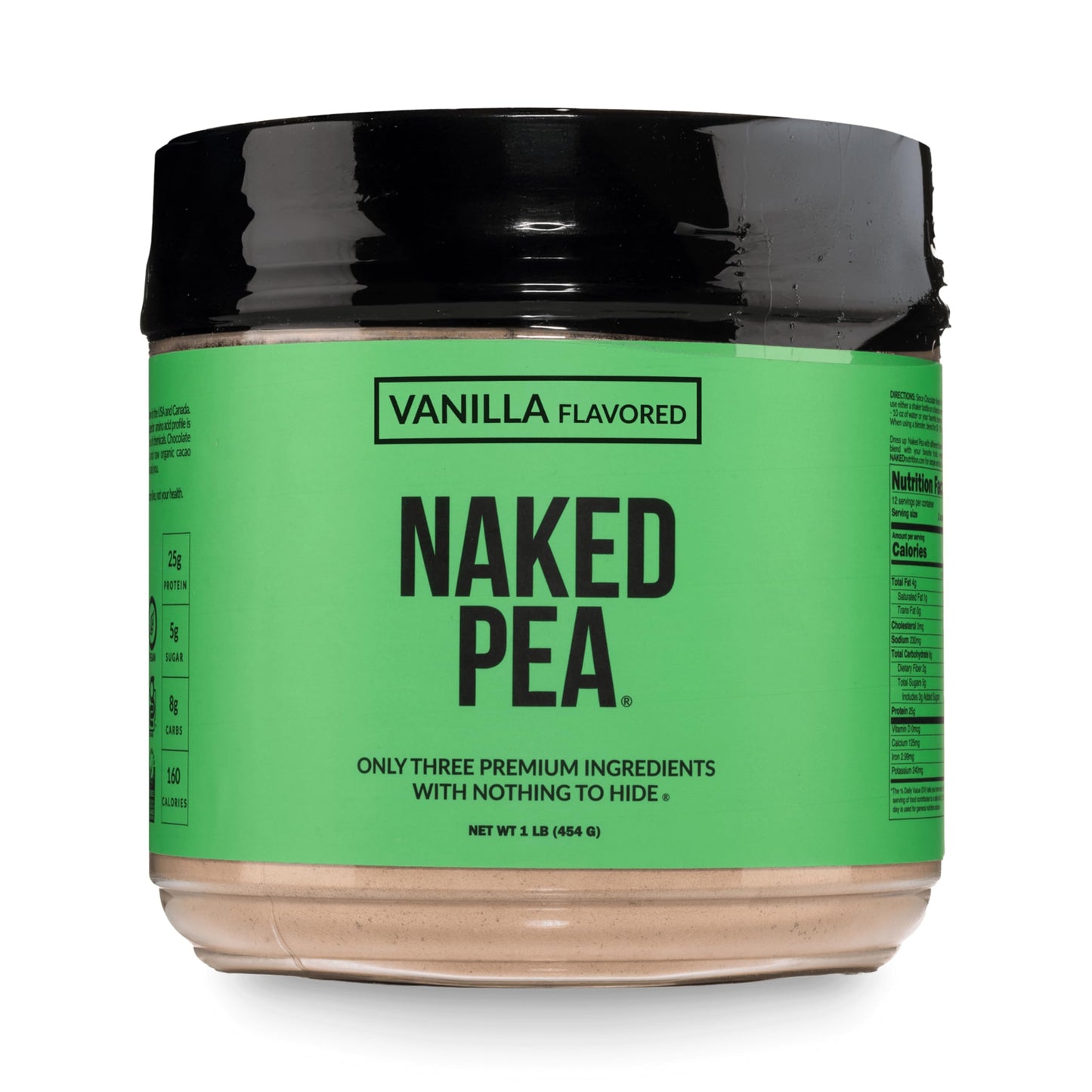NAKED Vanilla Pea Protein Isolate Powder, 1 lb