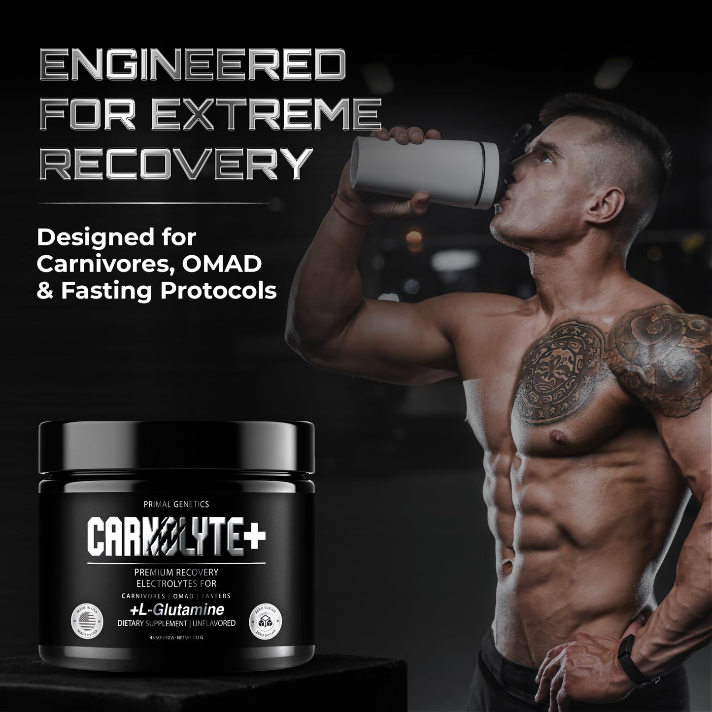 PRIMAL GENETICS Carnivore Electrolytes Powder, 8.2 oz