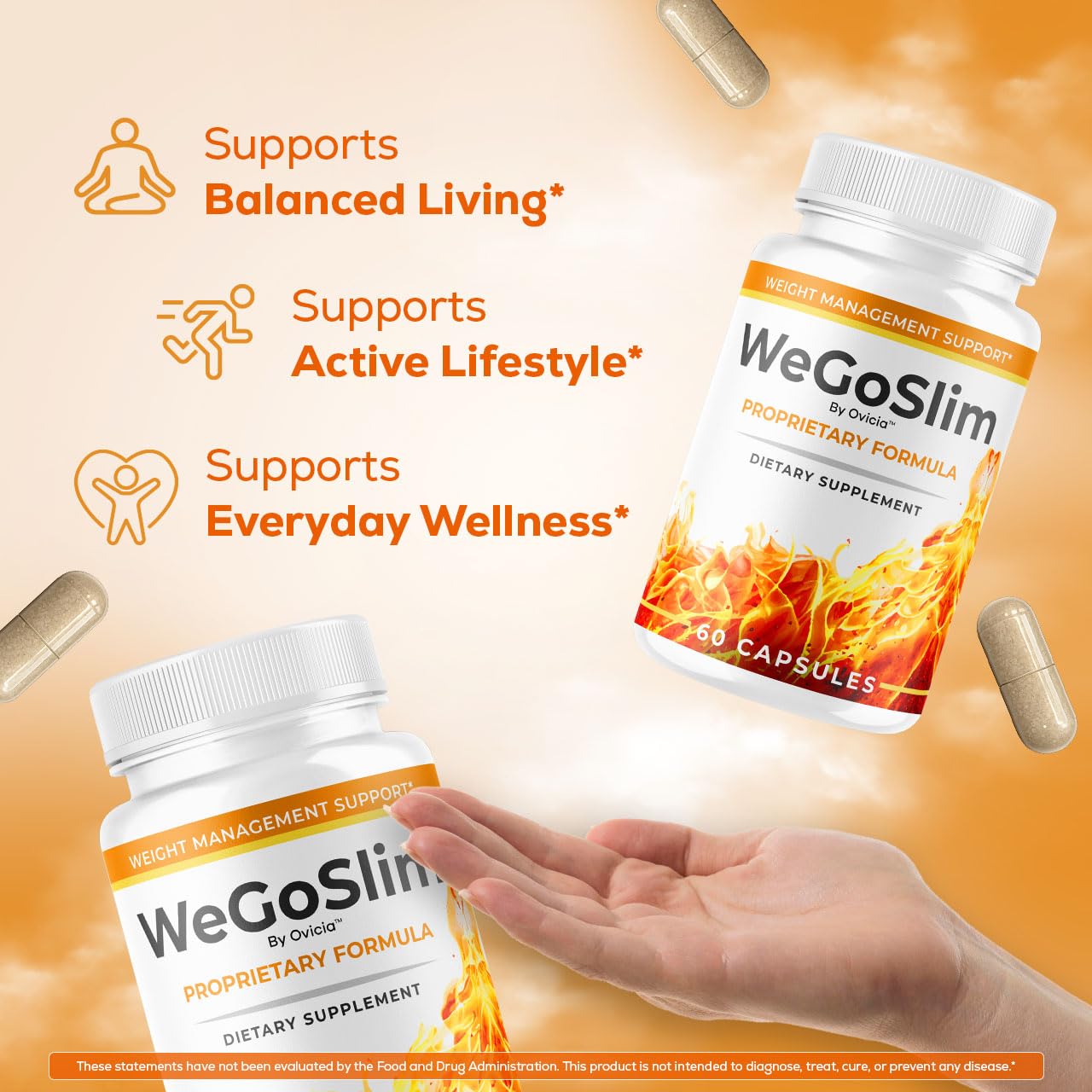 OVICIA WeGoSlim Capsules 60 Count