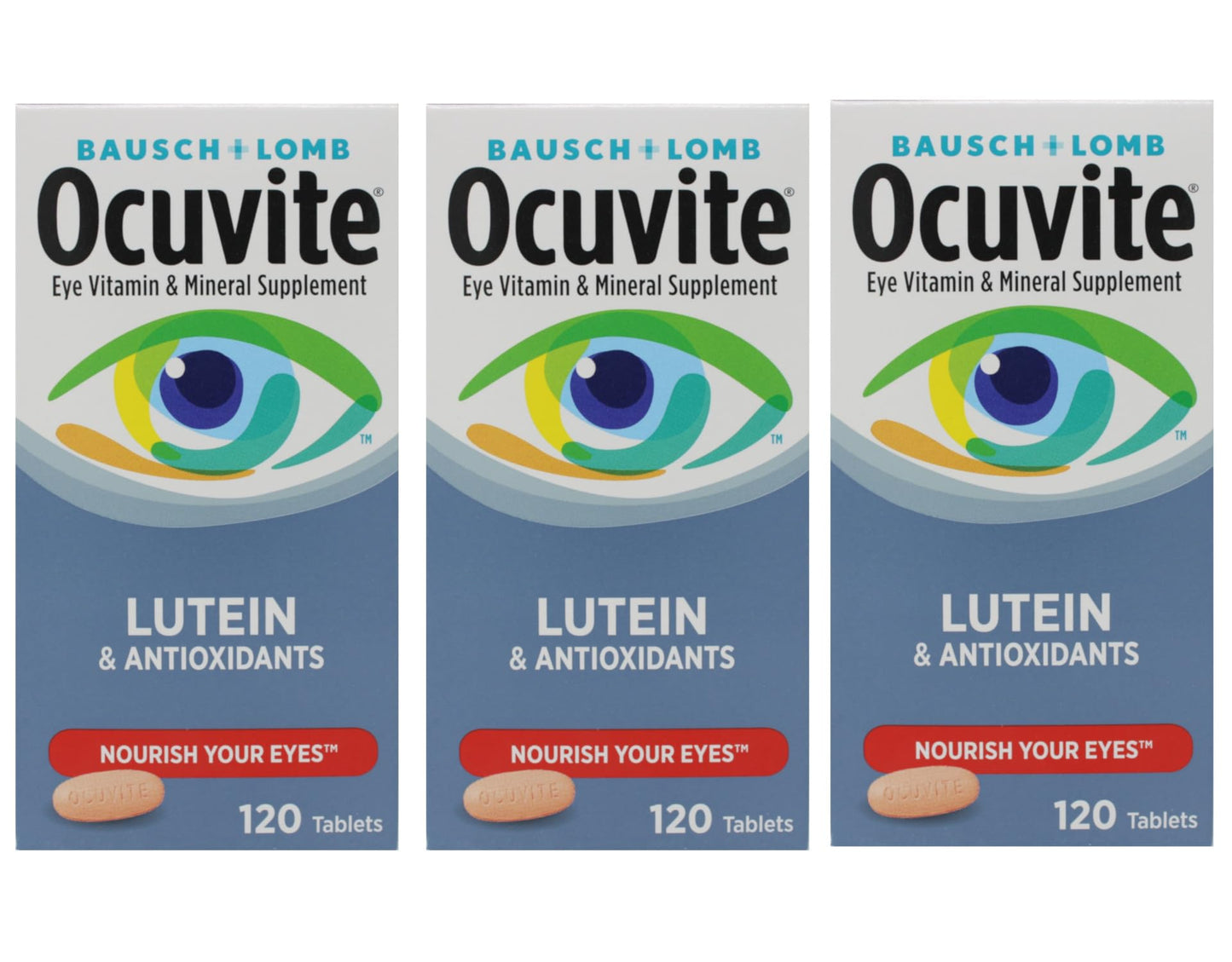 Ocuvite Vitamin & Mineral Supplement with Lutein, 360 Tablets