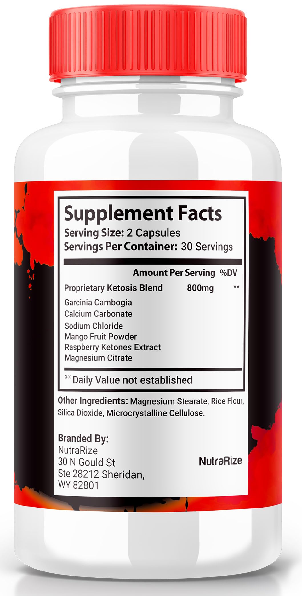 NutraRize Fat Burn Active Keto Capsules, 60 Count