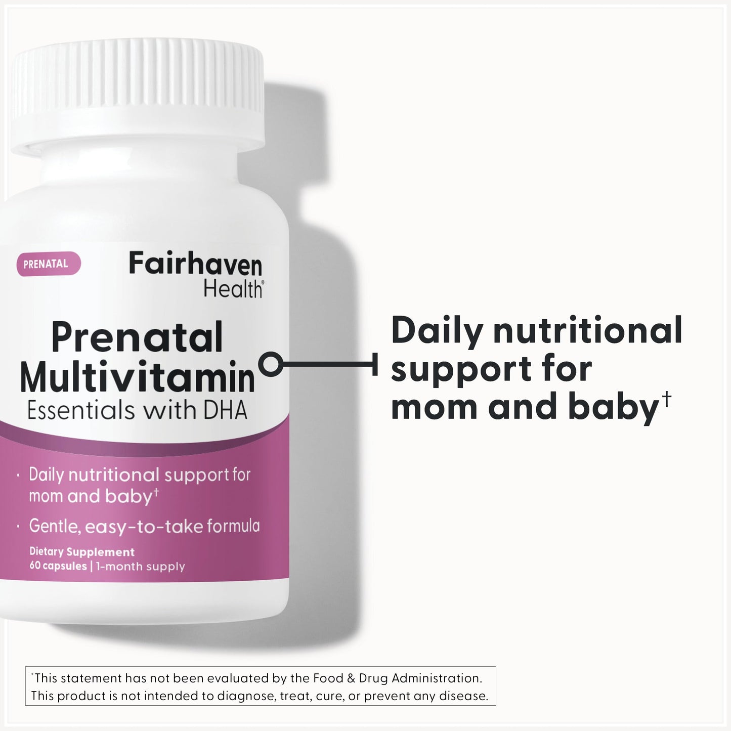 Fairhaven Health Prenatal Multivitamin Essentials with DHA Capsule, 1 Capsule