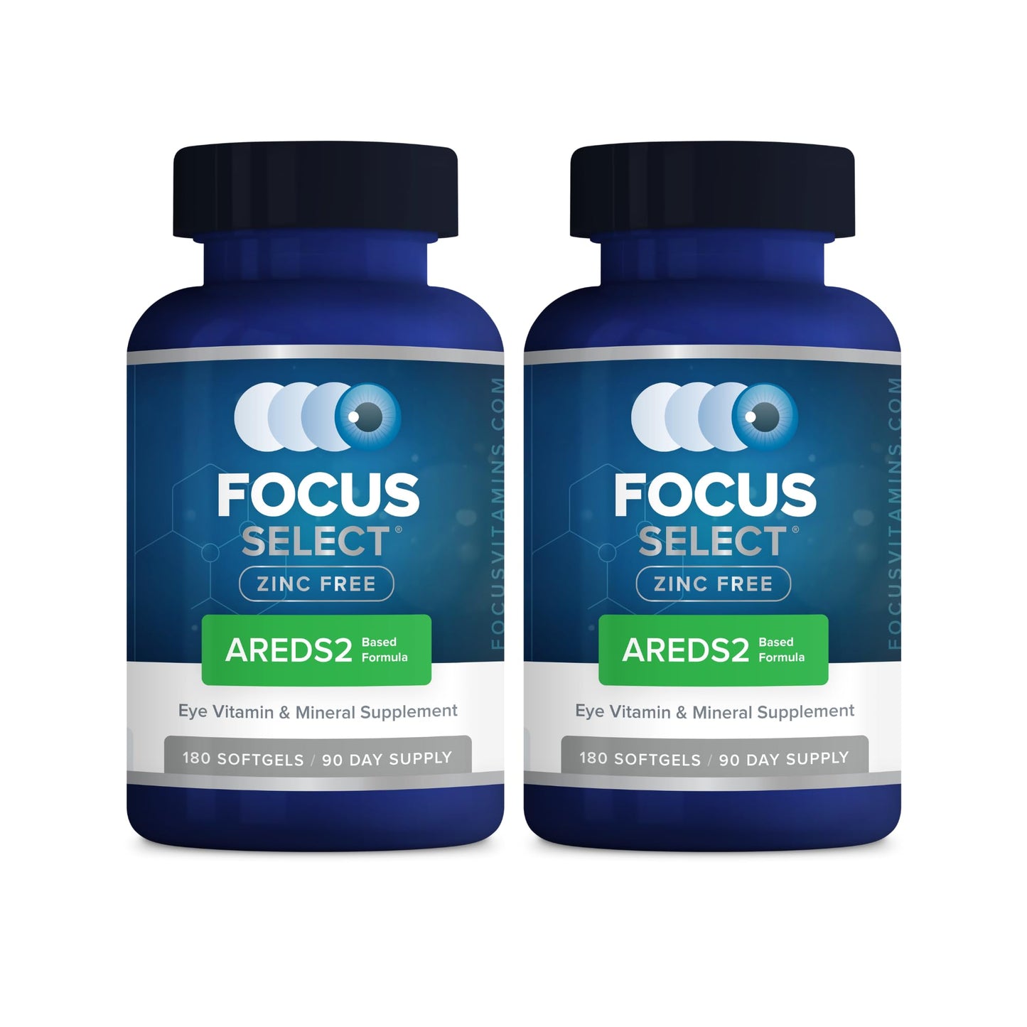 Focus Vision Supplements Focus Select Zinc Free Formula Softgels 360