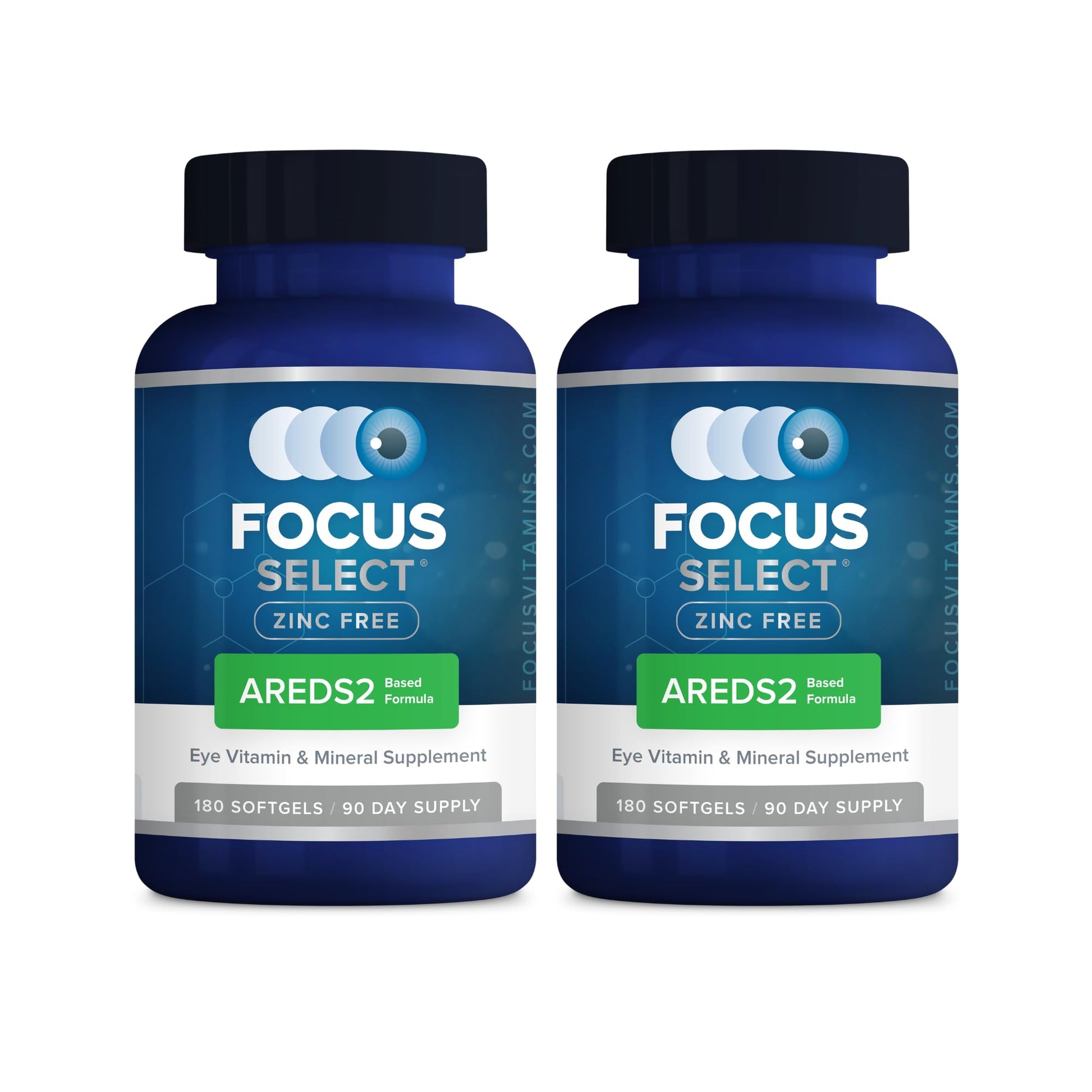 Focus Vision Supplements Focus Select Zinc Free Formula Softgels 360