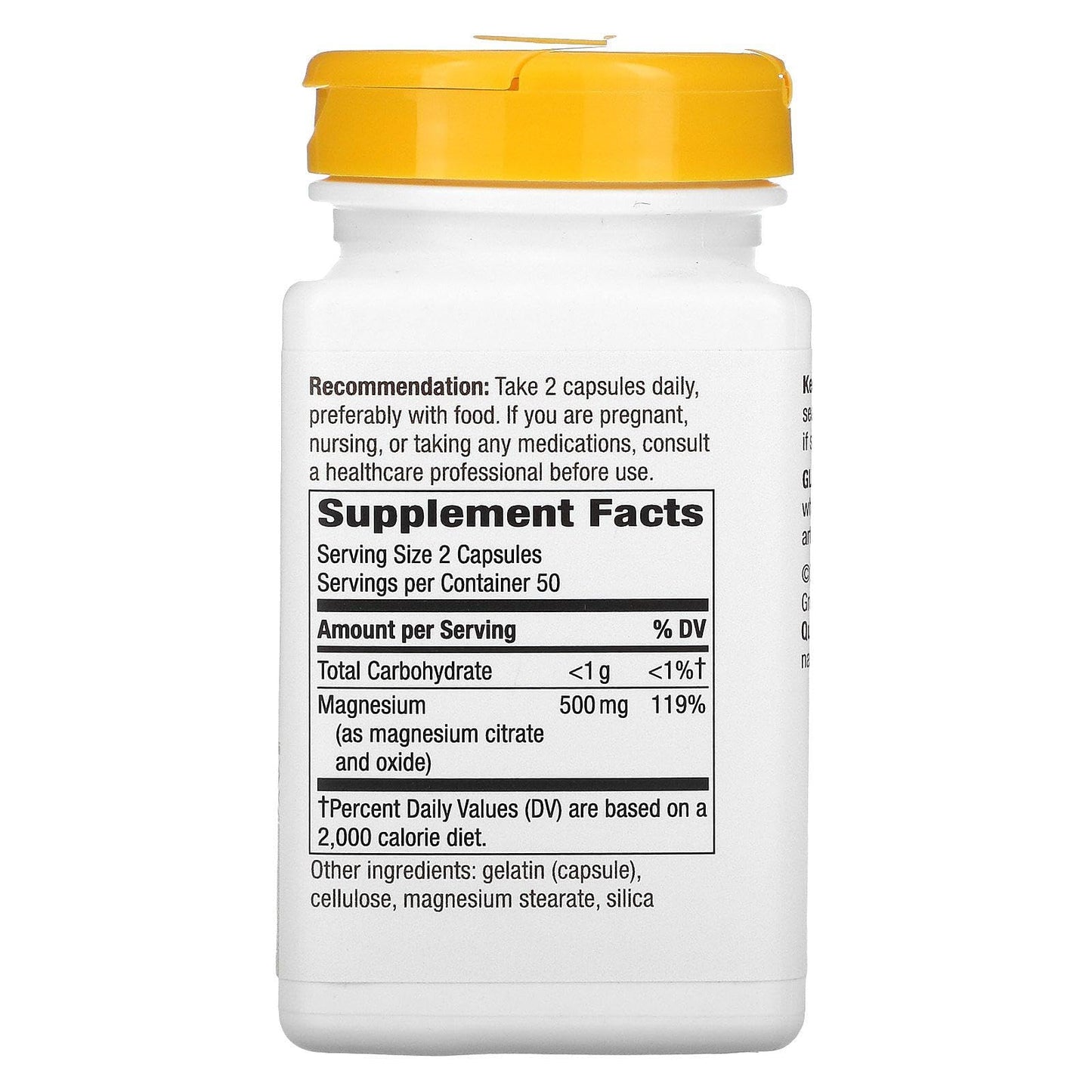 Nature's Way Magnesium Complex Capsule, 100 Count