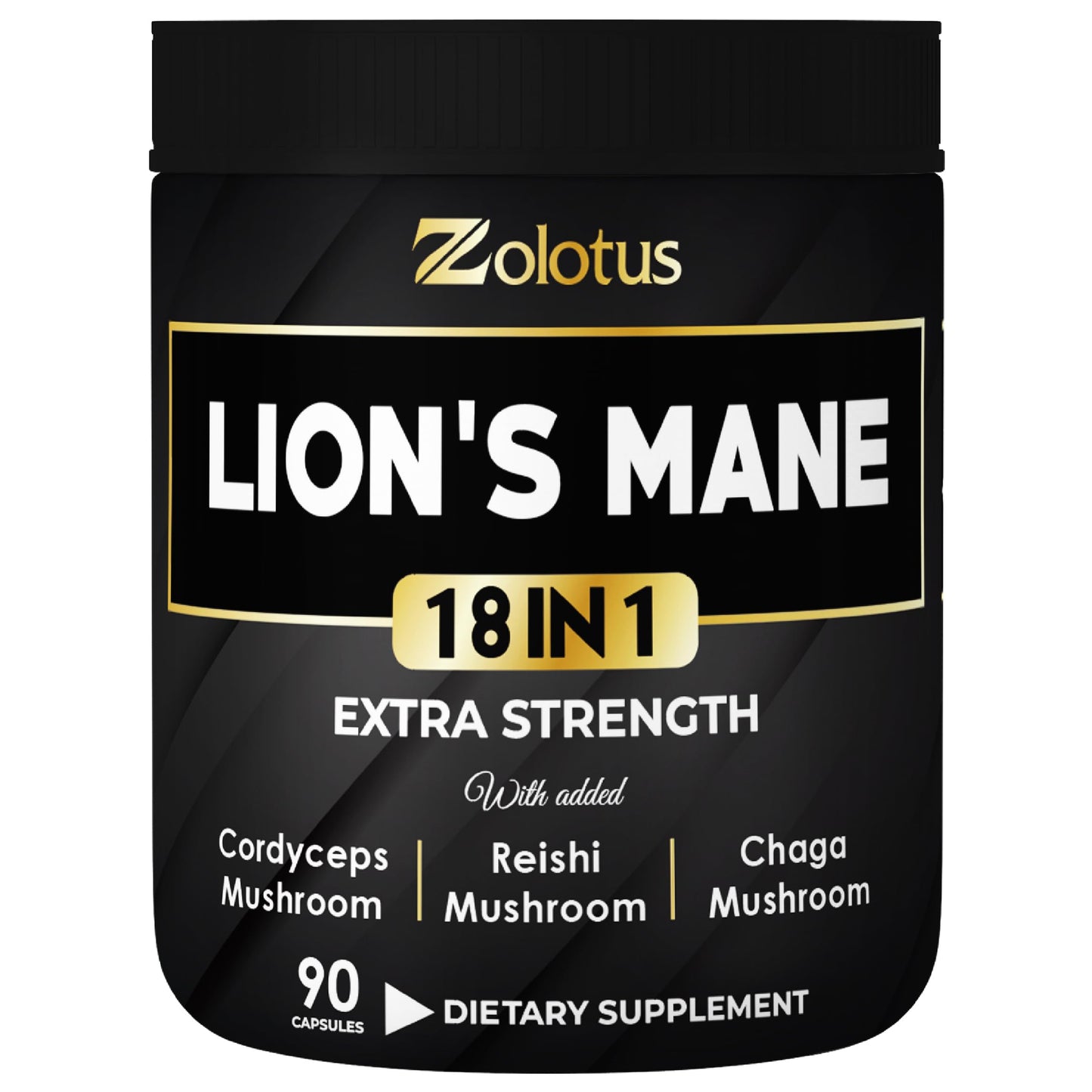 Zolotus Lions Mane Mushroom Complex 90 Capsules