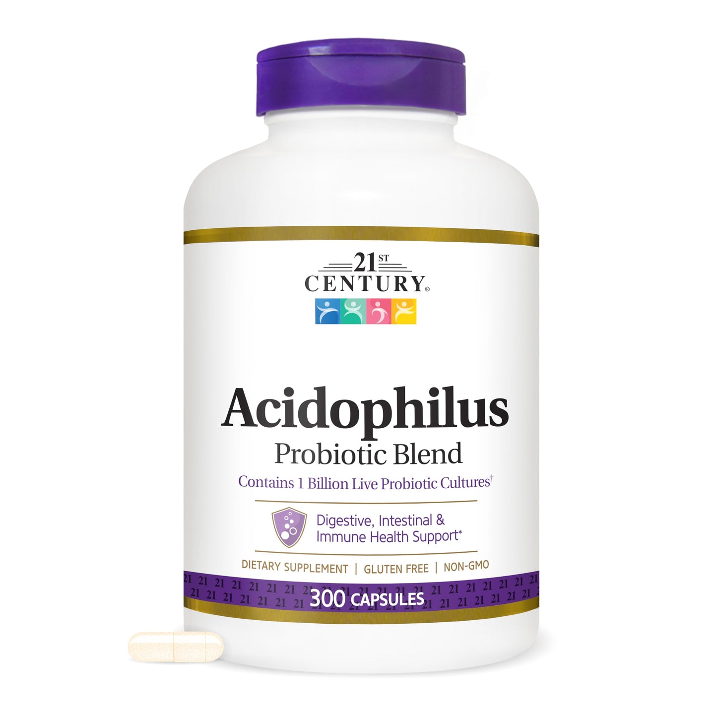21st Century Acidophilus Probiotic Blend 300 Capsules
