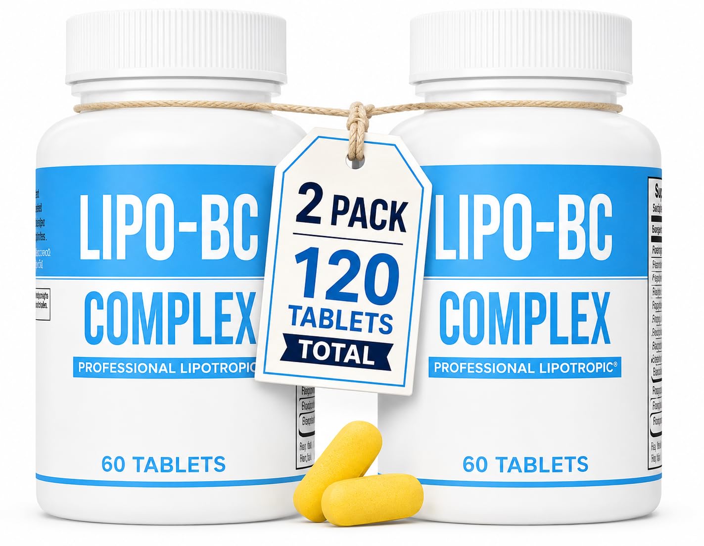 Legere Pharmaceuticals LIPO-BC Tablets, 120 Tablets Total