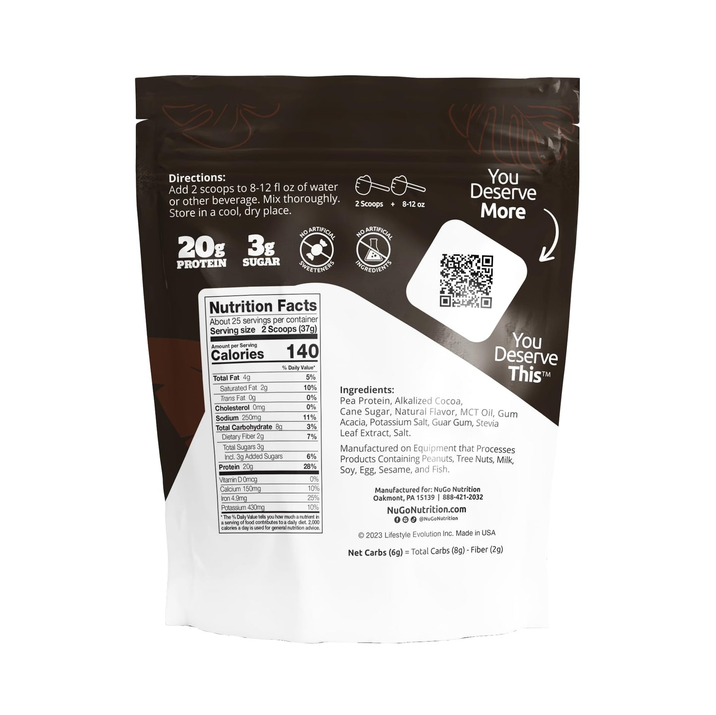 NuGo Plant Protein Powder 51 Servings
