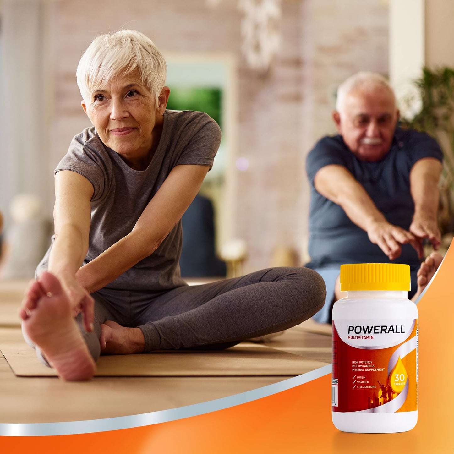U.S. Health Club PowerAll Adult Multivitamin for Men & Women 30 Tablets