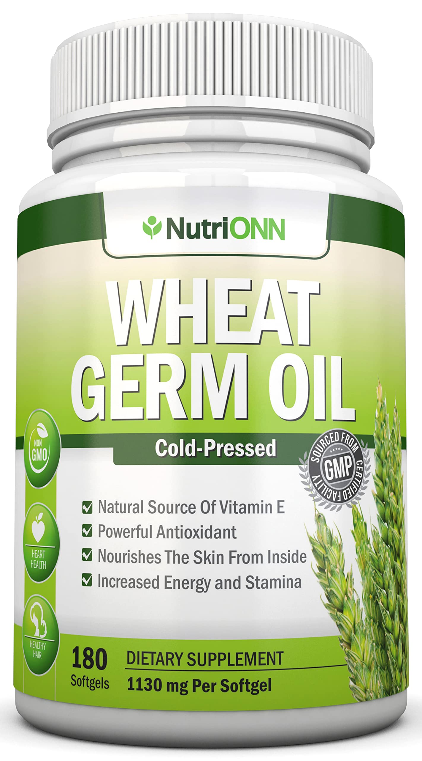 NutriONN Wheat Germ Oil Softgels 180