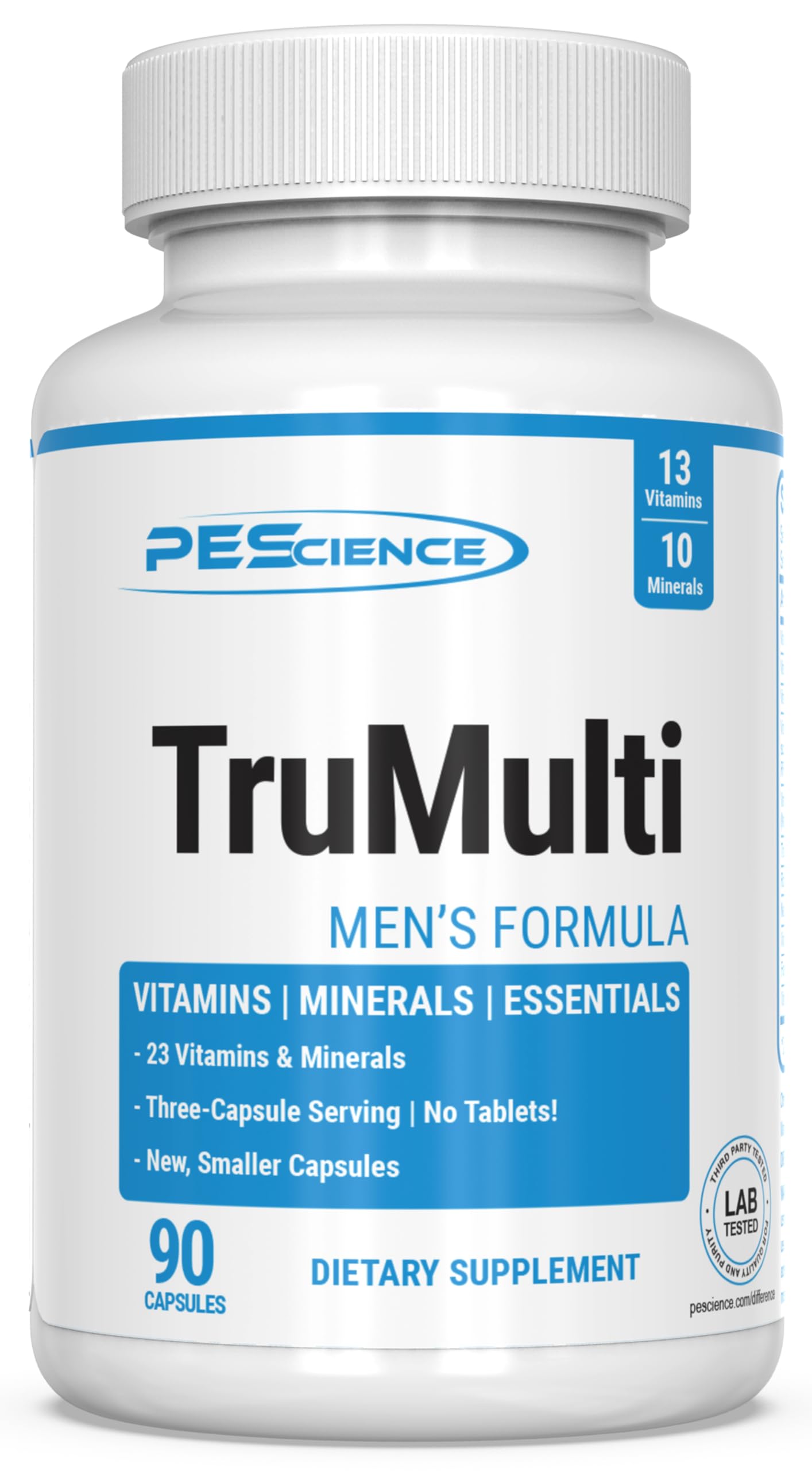 PEScience TruMulti Multivitamin for Men Capsules 90 Count