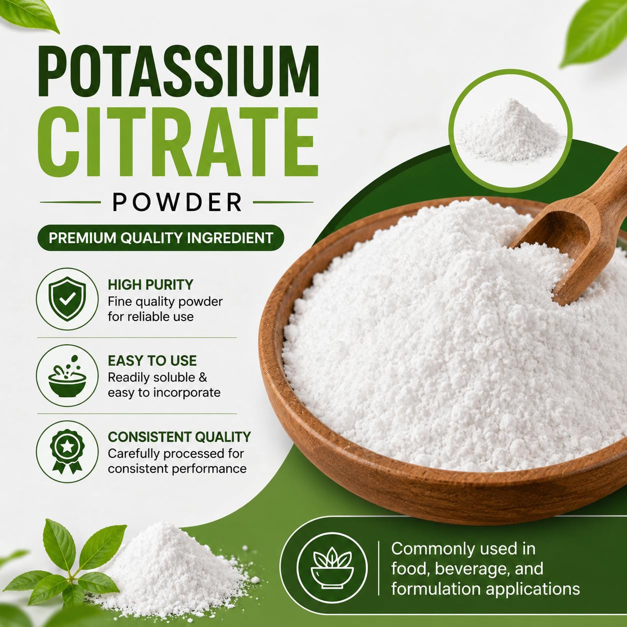 mGanna Potassium Citrate Powder 8 Ounce