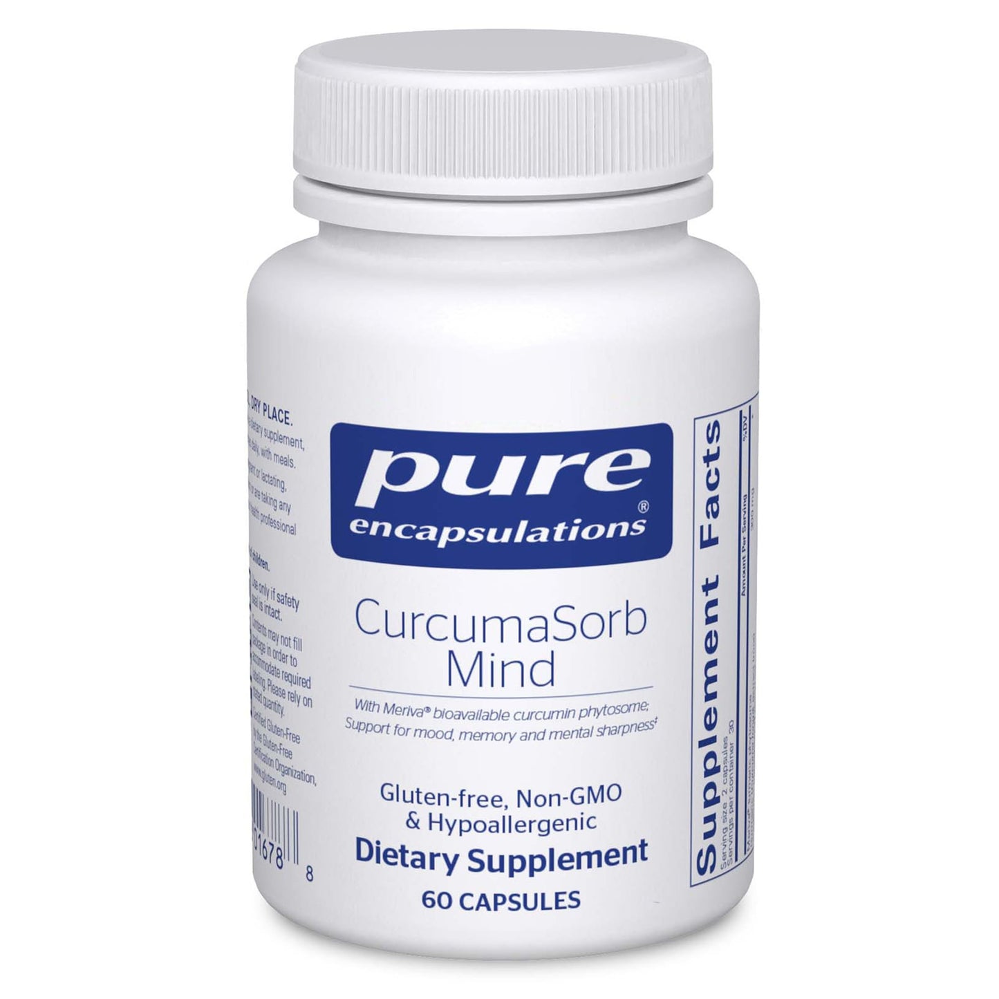 Pure Encapsulations CurcumaSorb Mind 60 Capsules