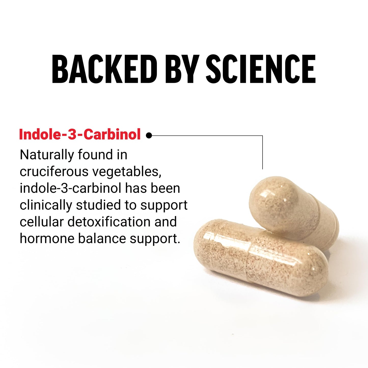 Force Factor Indole-3-Carbinol 200mg Detox and Antioxidant Supplement, 60 Capsules