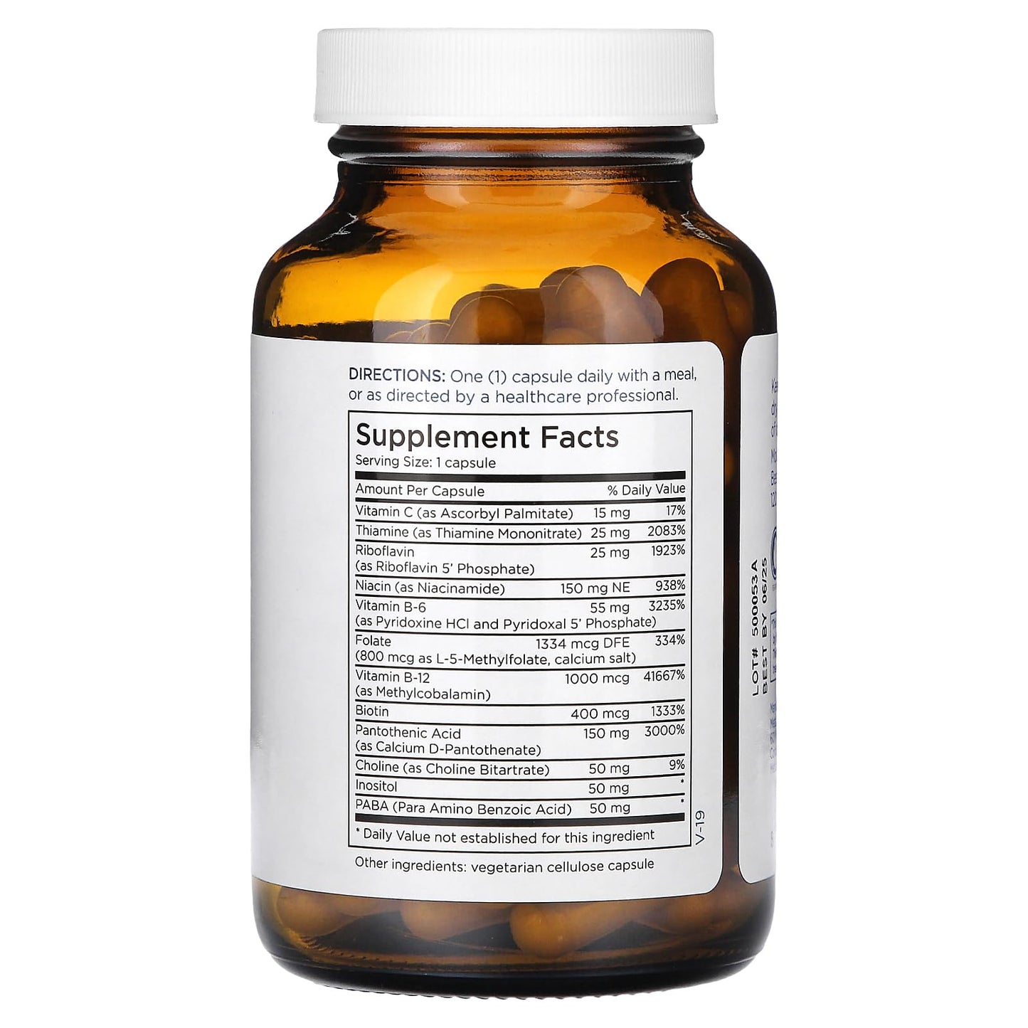 Metabolic Maintenance B-Complex - Supports Energy, Circulation & Nerve Health - Methylated B Vitamins with Choline and Inositol, 90 Capsules
