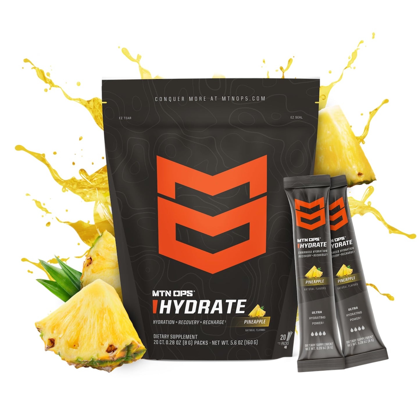 MTN OPS Ignite Pineapple + Hydrate Pineapple Bundle Powder
