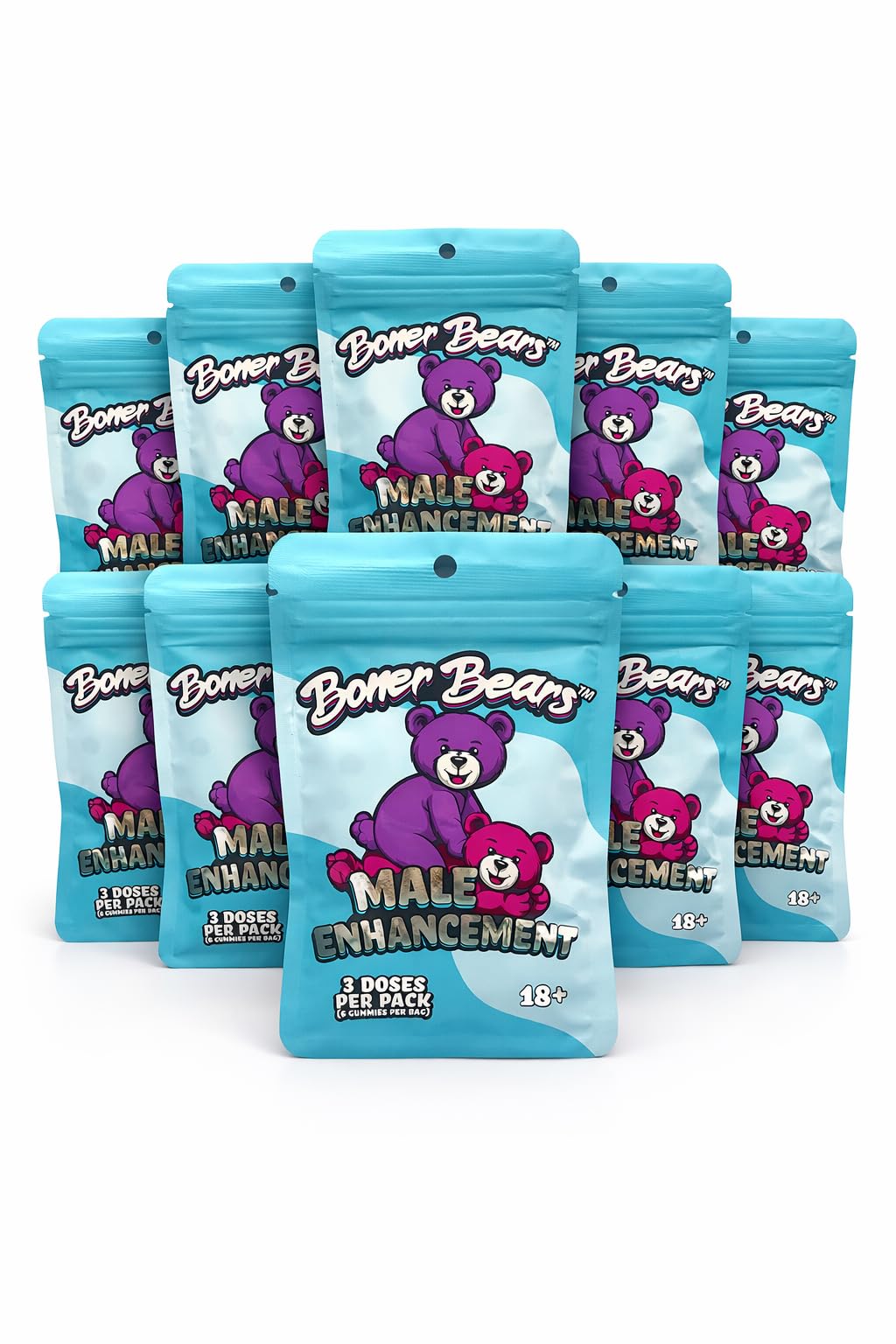 Boner Bears Elite Test Gummies for Men, Gummy, 30 Count