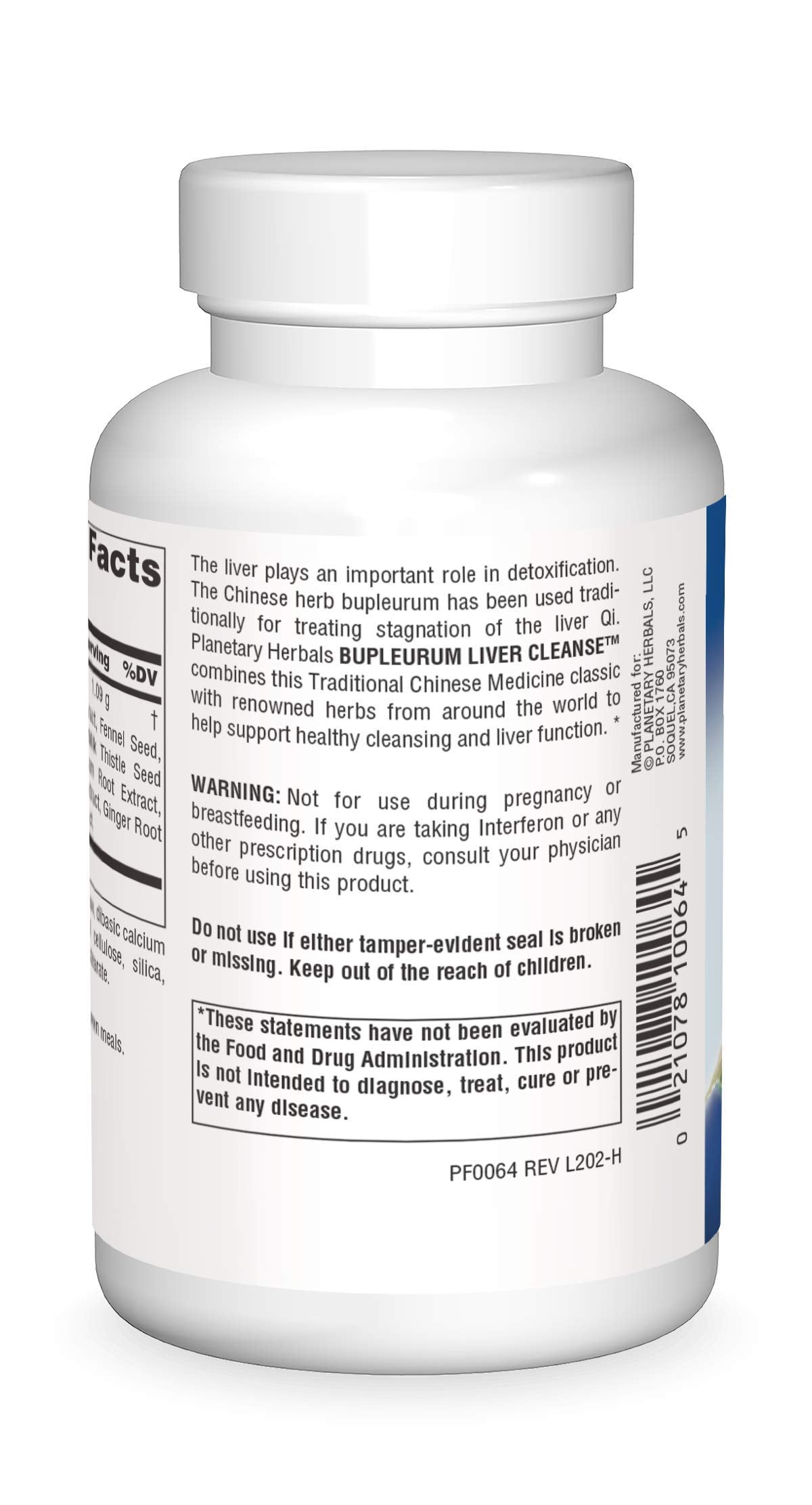 Planetary Herbals Bupleurum Liver Cleanse 150 Tablets