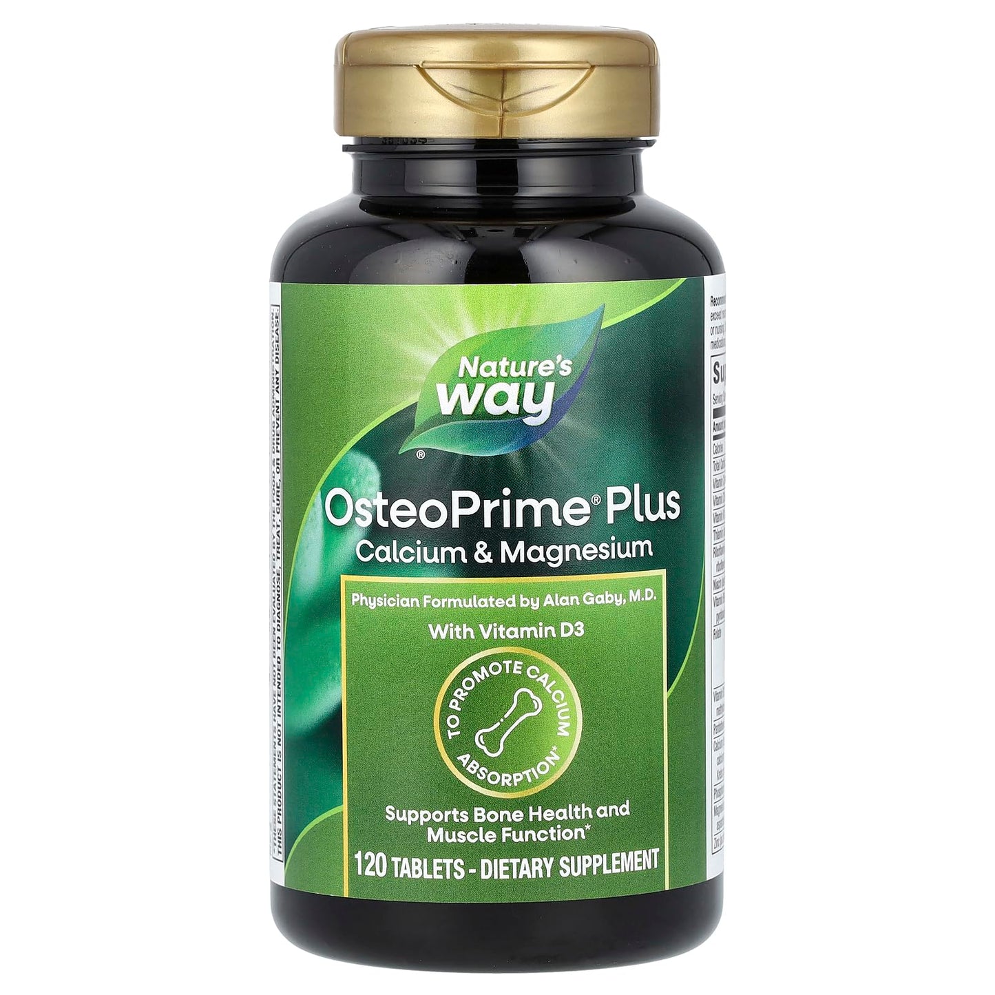Nature's Way OsteoPrime Plus Calcium & Magnesium 120 Tablets