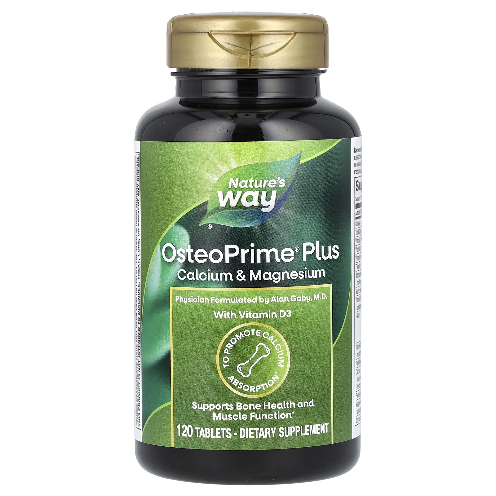Nature's Way OsteoPrime Plus Calcium & Magnesium 120 Tablets