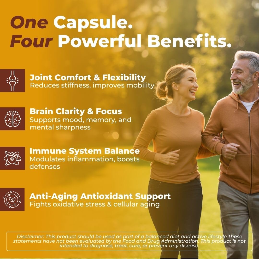 VITAL NUTRITIVE Turmeric Curcumin Supplement Capsule 60 Count