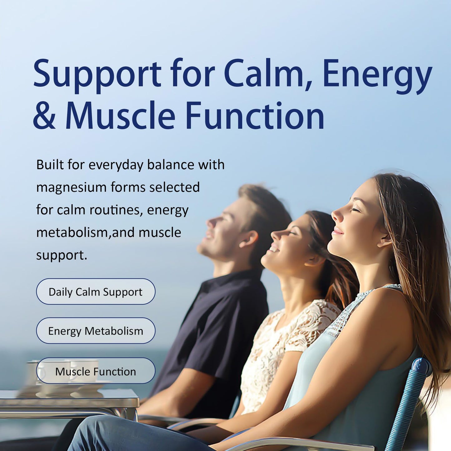 Berbino Lumine Magnesium Complex Supplement 1000 mg, 8-Form Magnesium Blend with Glycinate, Citrate, Malate, Taurate, Chelated for Easy Absorption, 90 Capsules