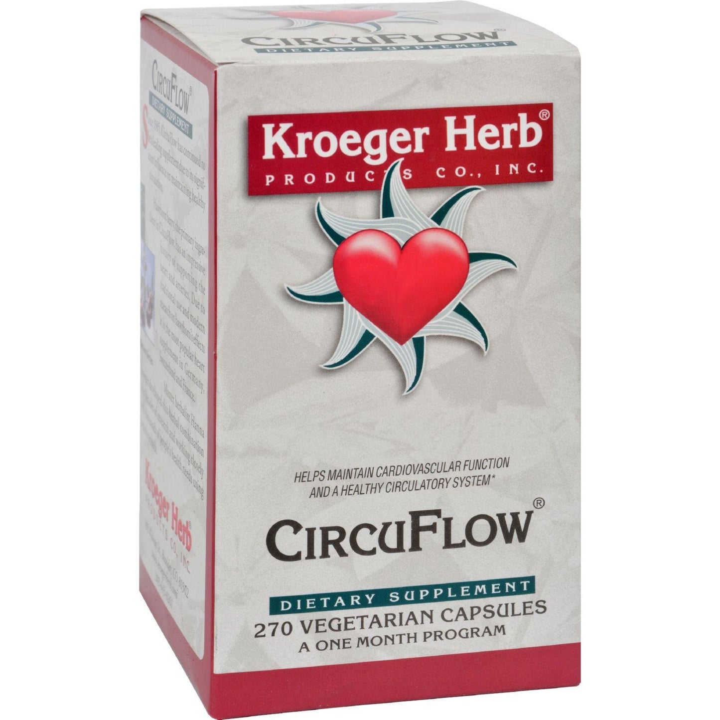 Kroeger Herb Products Circu Flow 1620 Capsules