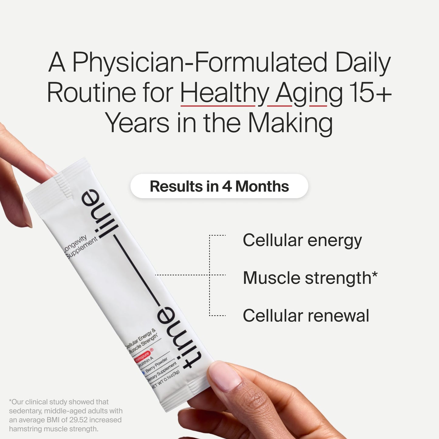 Timeline Mitopure Urolithin A Supplement Powder, 3 Ounce