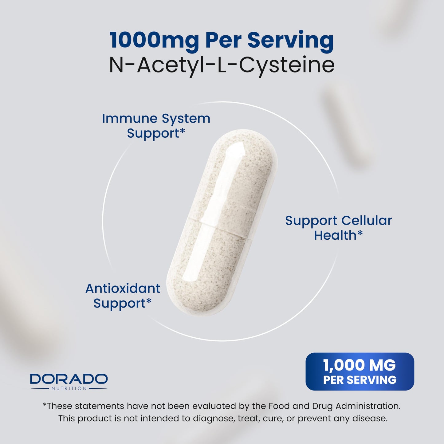 DORADO NUTRITION NAC Supplement Capsules 60 Count
