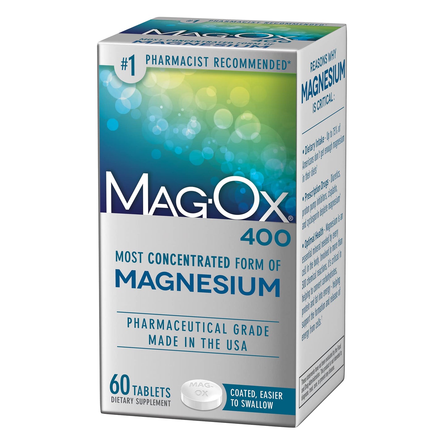Mag-Ox 400 Magnesium Oxide Tablet, 60 Count