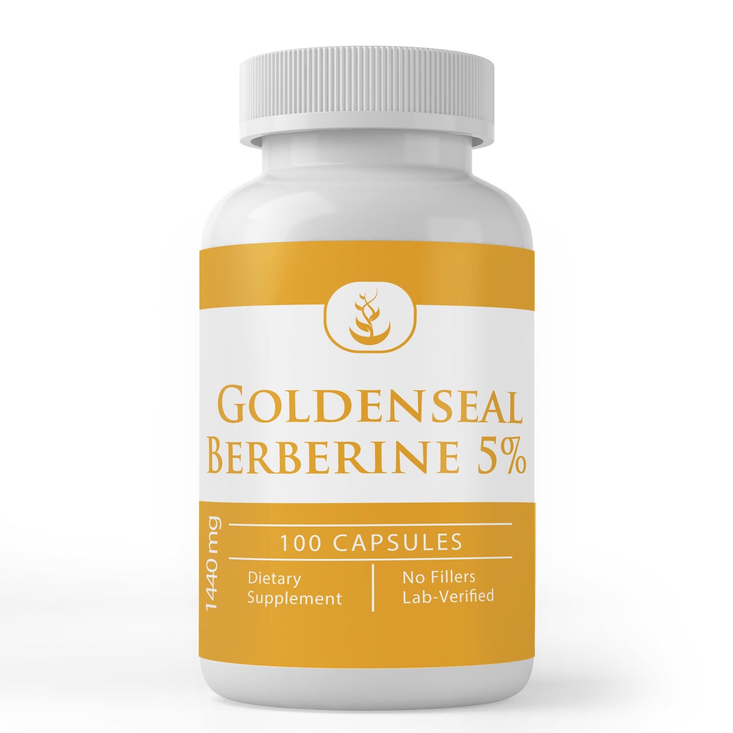 PURE ORIGINAL INGREDIENTS Goldenseal Berberine Capsules, 100 Count