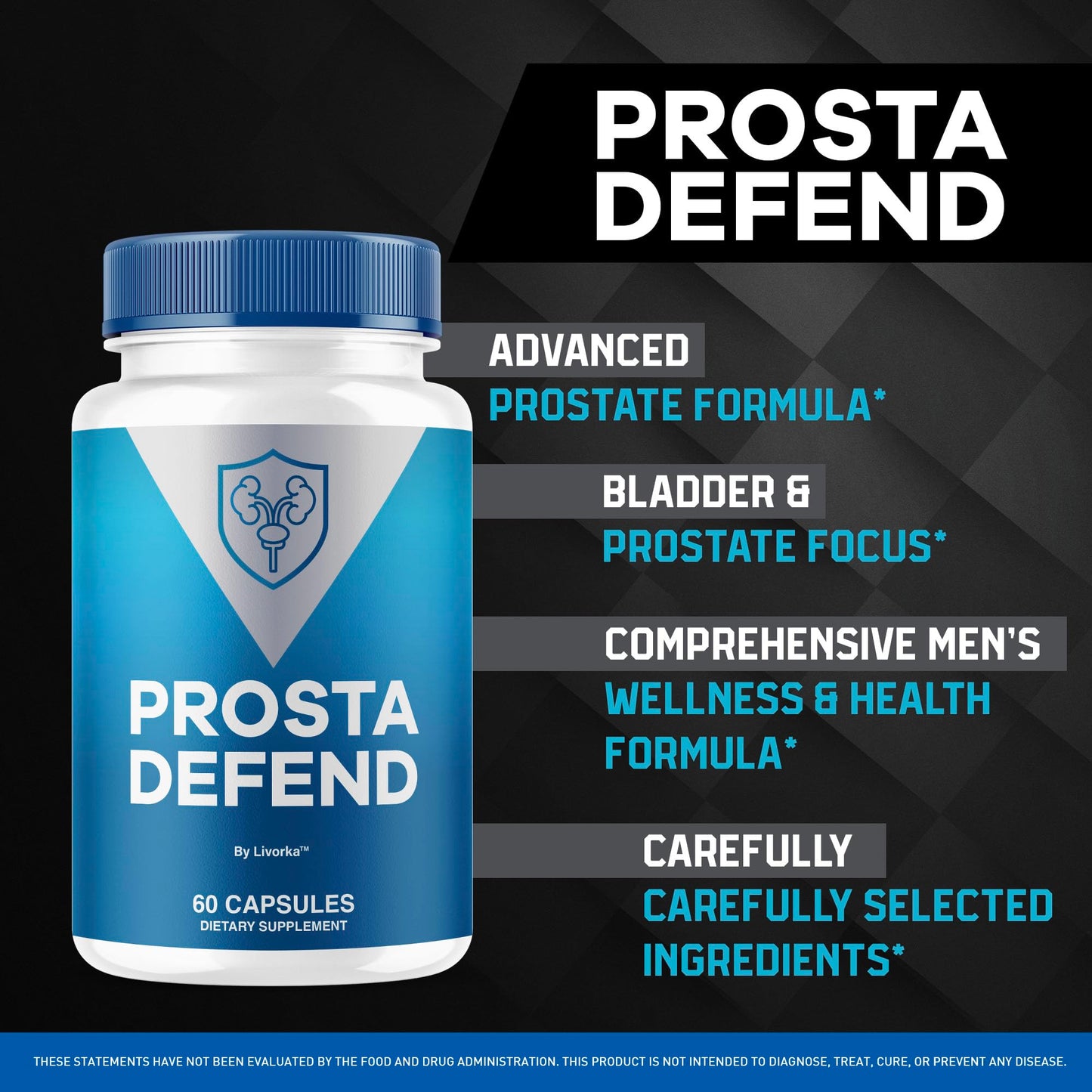 LIVORKA ProstaDefend Capsules, 60 Count