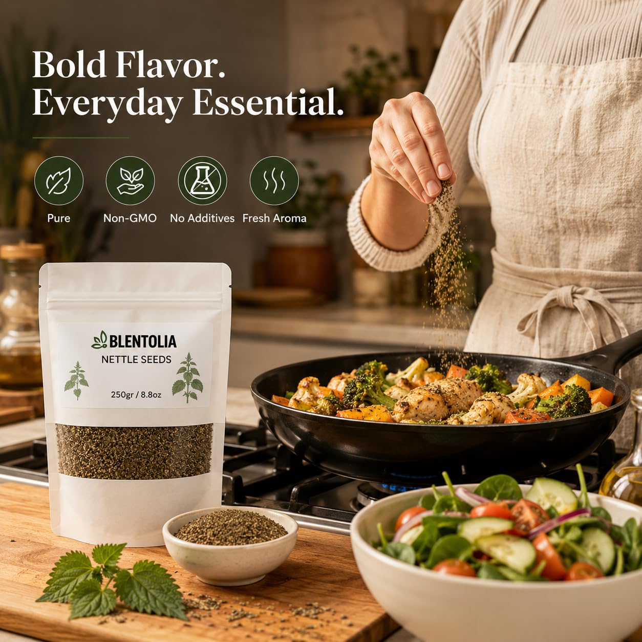 BLENTOLIA Nettle Seeds Powder 8.8