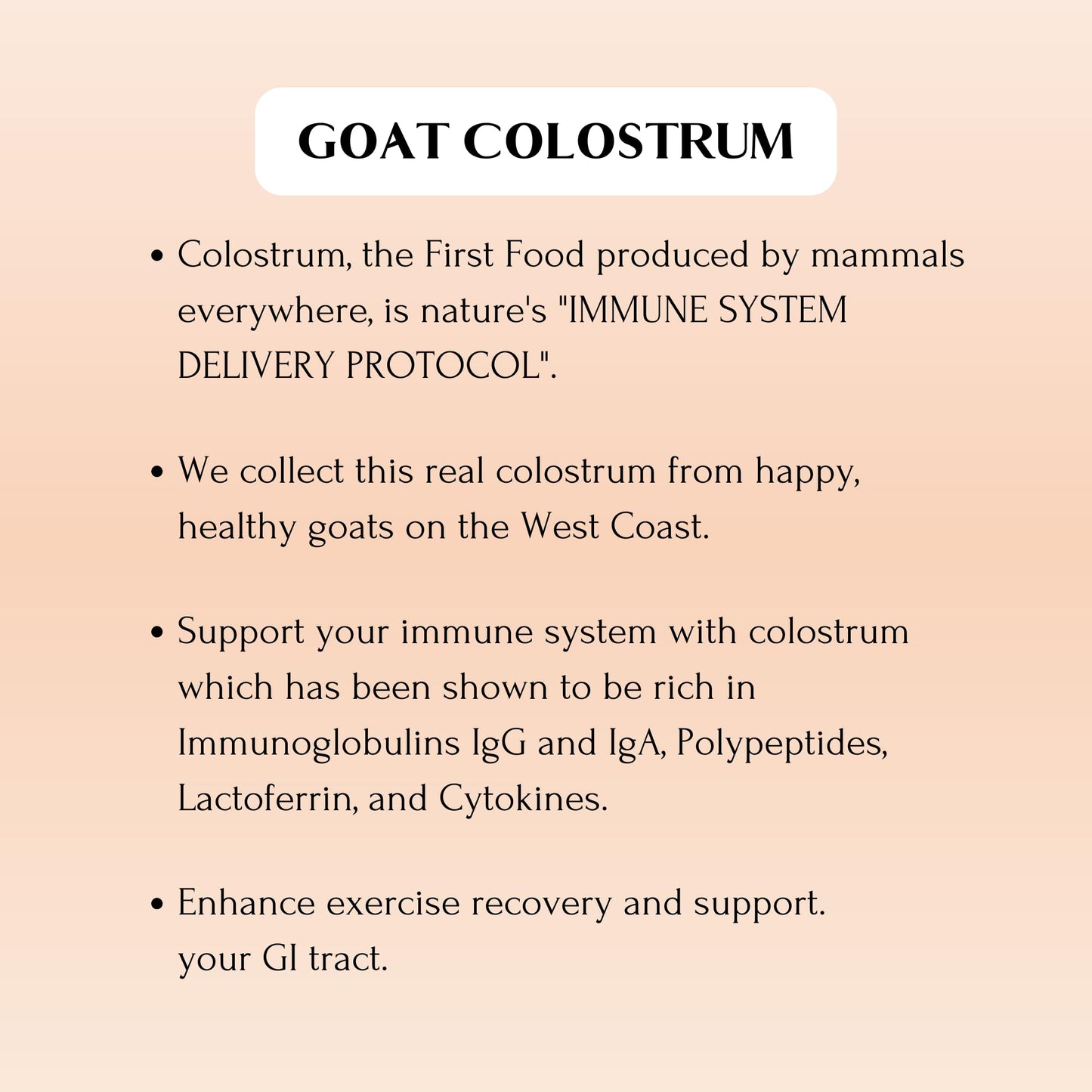 Mt. Capra Goat Colostrum Powder 1.74 oz