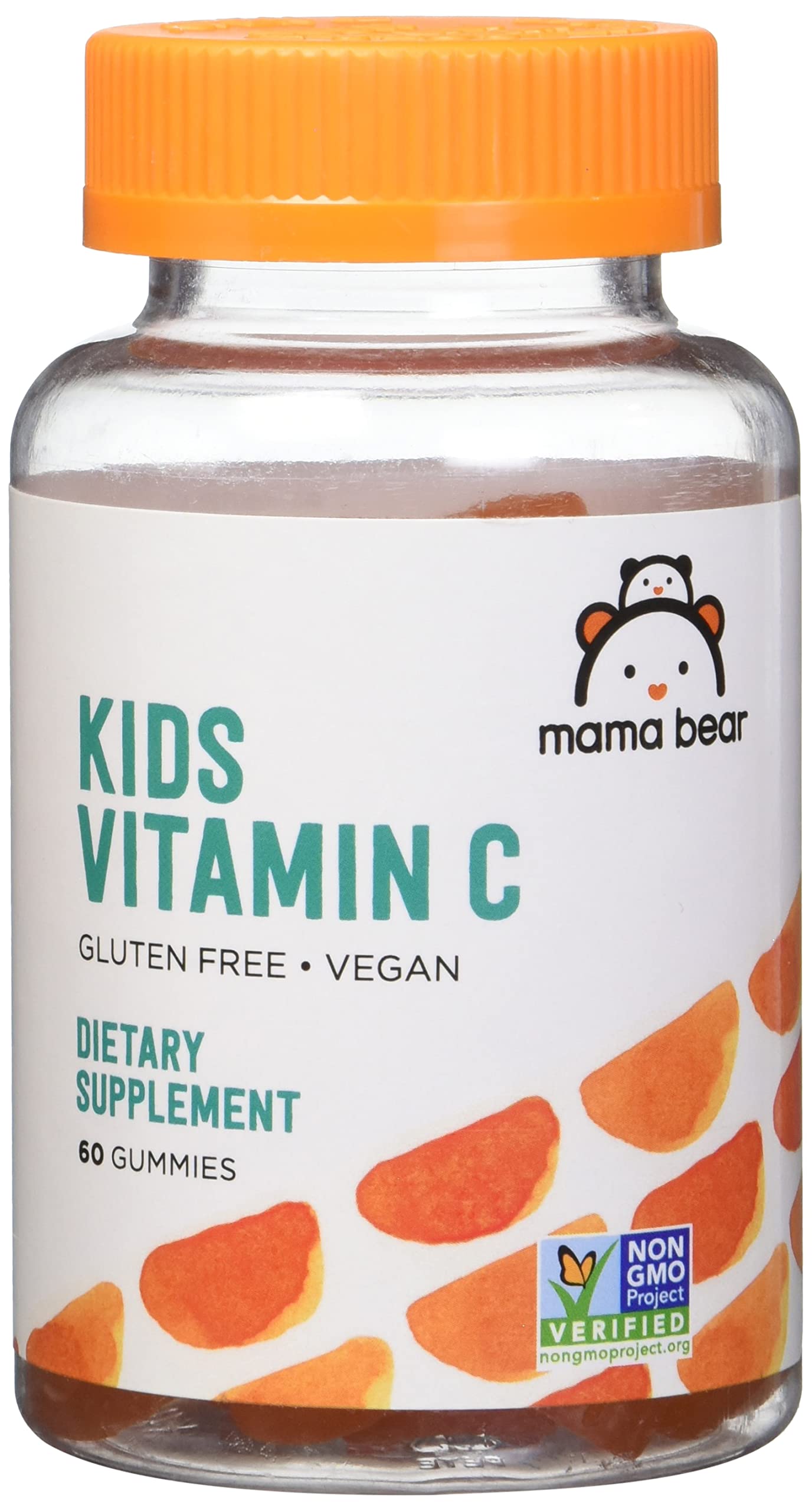 Mama Bear Vegan Kids Vitamin C Gummy, 60 Count
