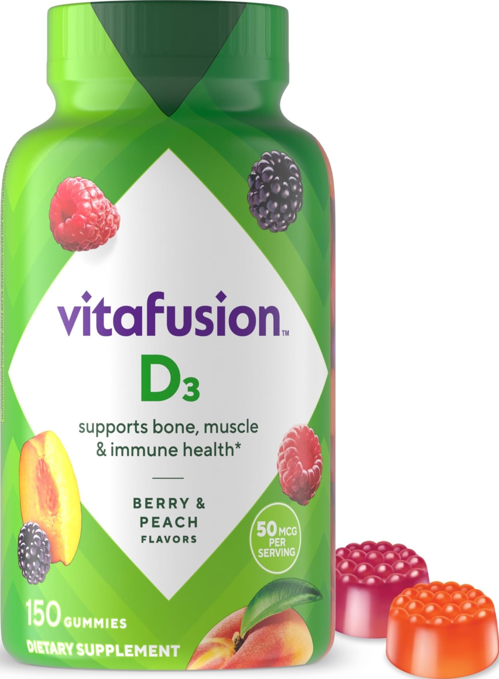 Vitafusion Vitamin D3 Gummies 150 Gummies