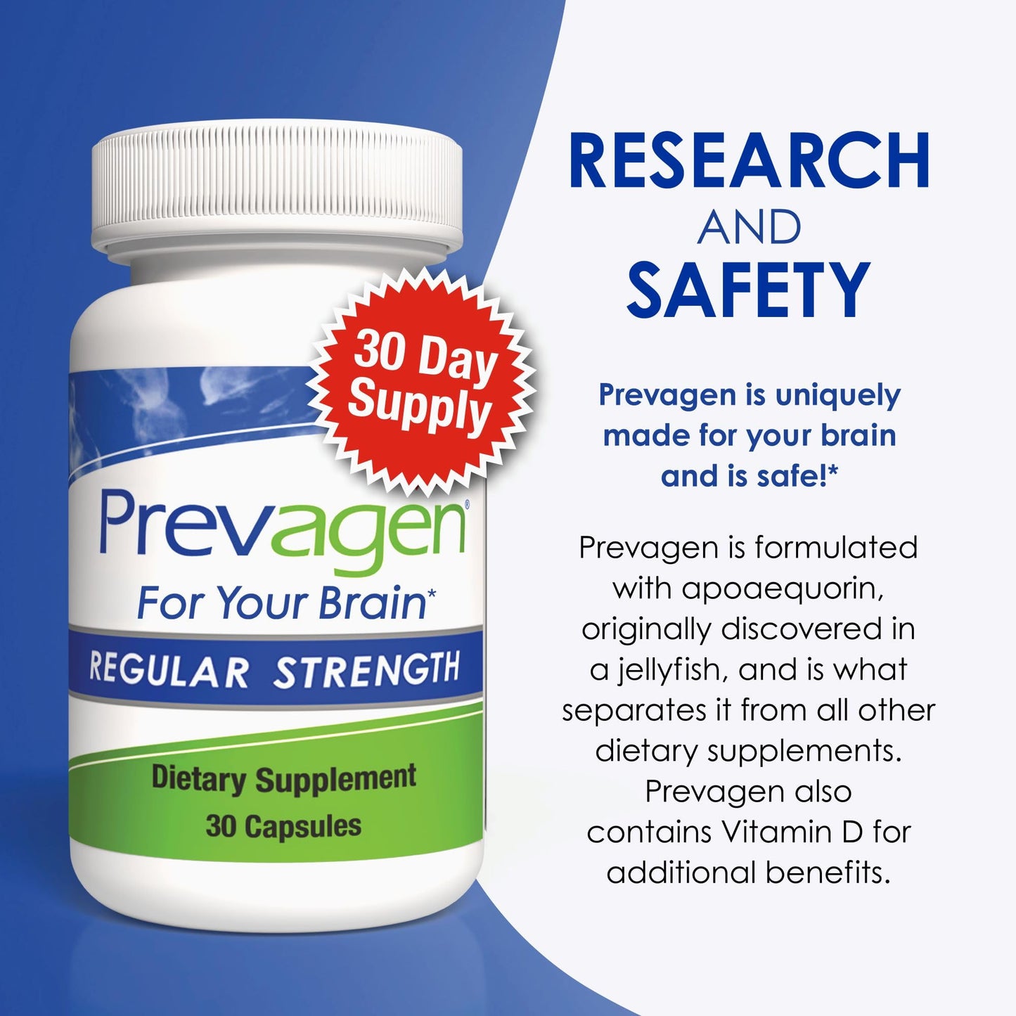 Prevagen Regular Strength Capsule, 30 Count