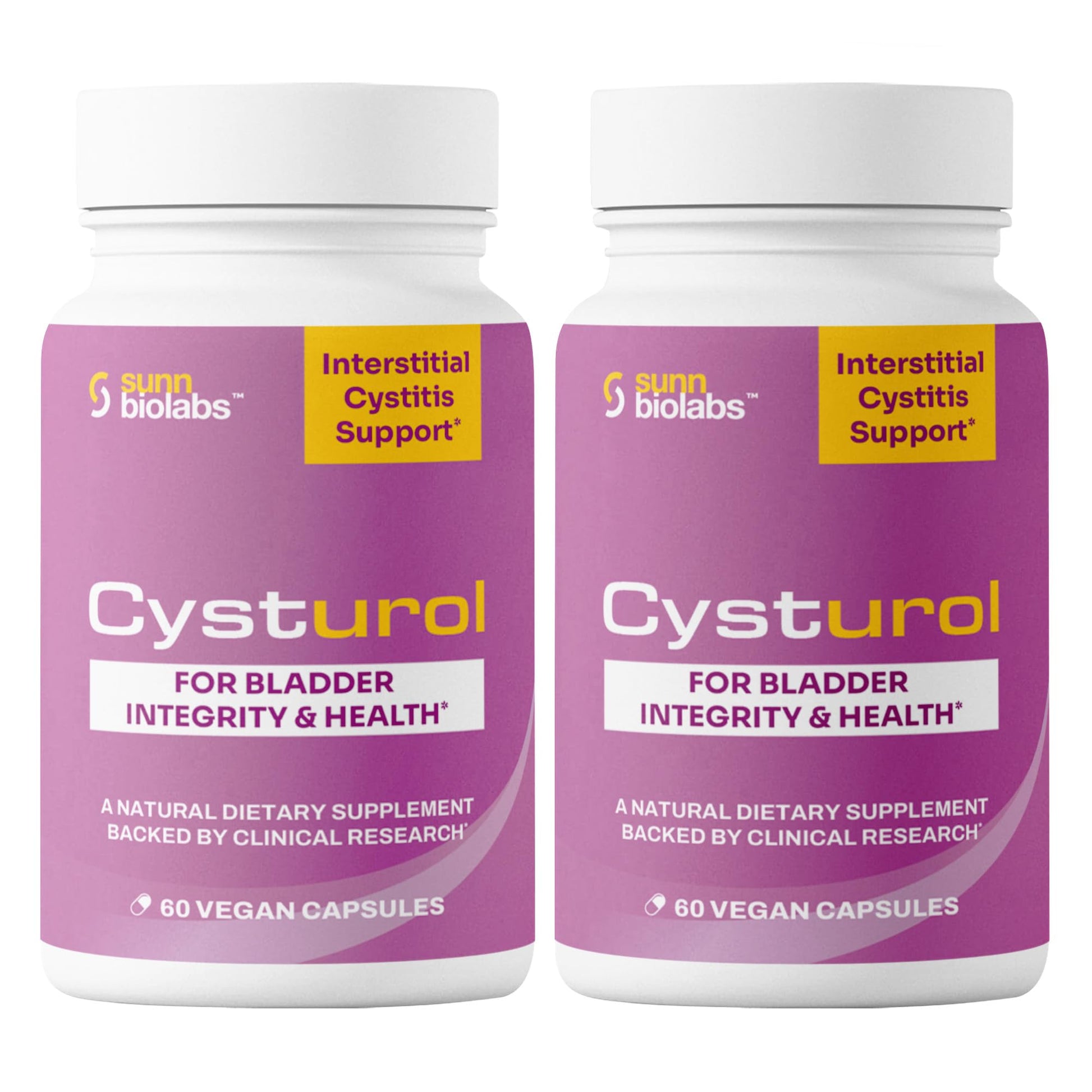 SUNN BIOLABS CYSTUROL Bladder Support Supplement Capsule, 60 Count