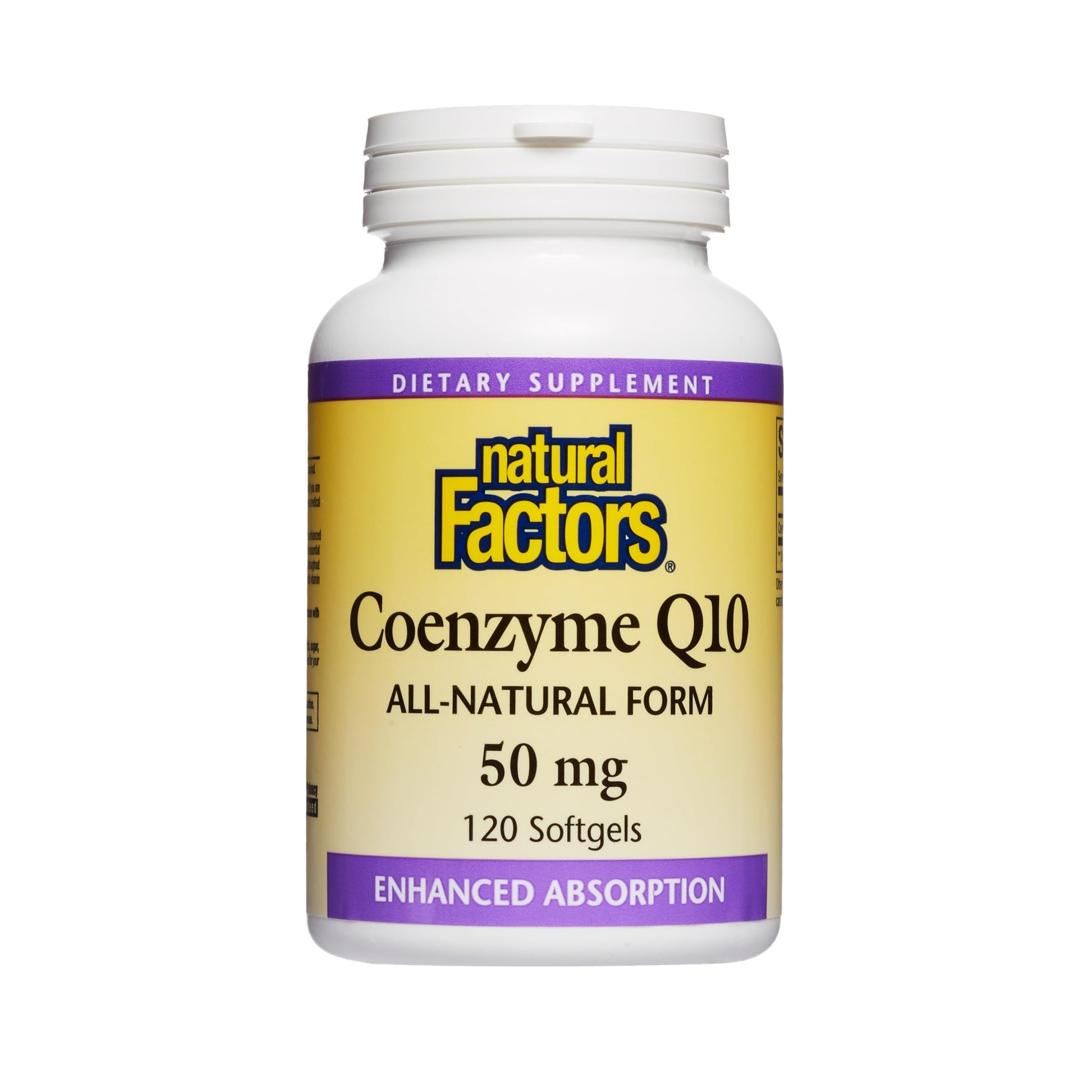 Natural Factors Coenzyme Q10 50mg Softgels 120