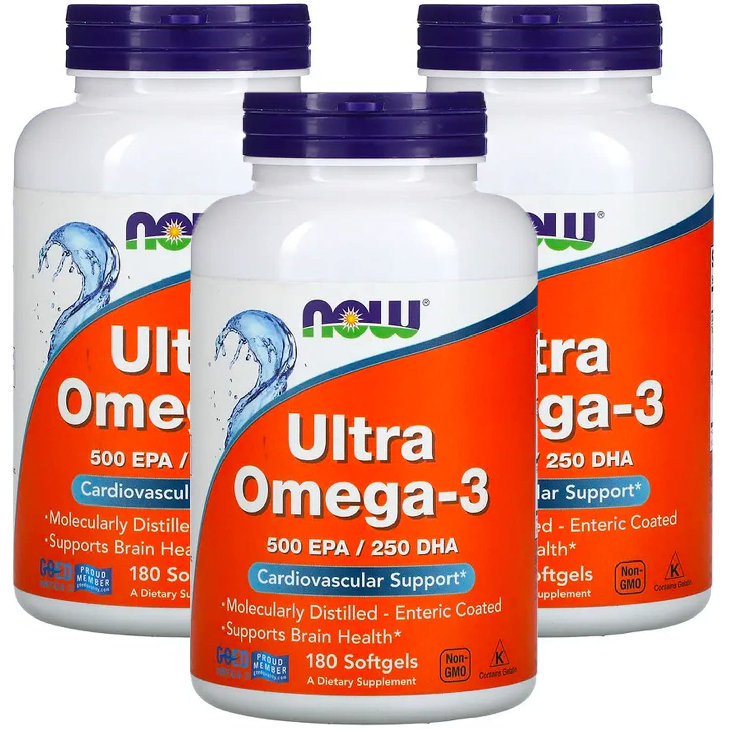 NOW Foods Ultra Omega-3 Softgels 540 Count
