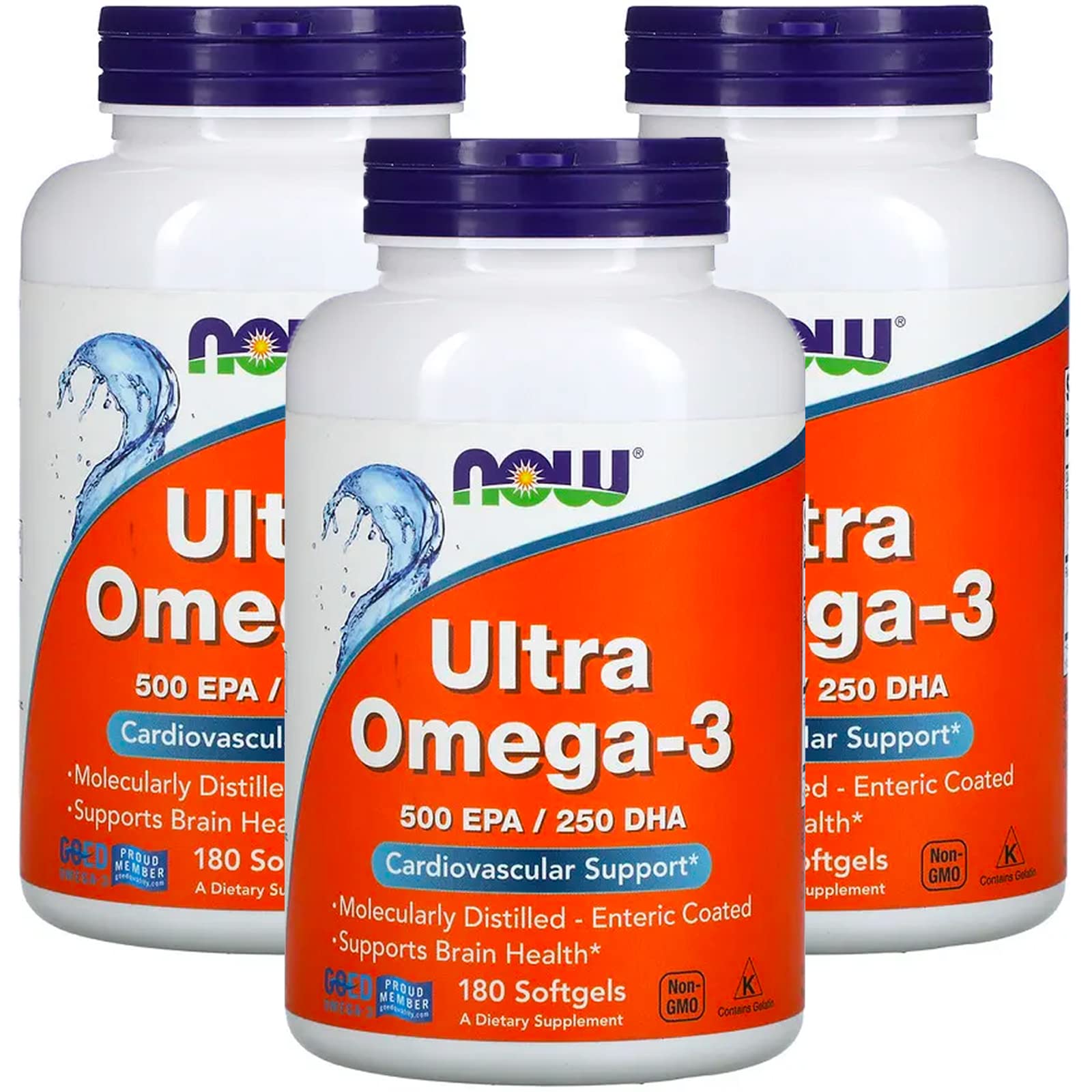 NOW Foods Ultra Omega-3 Softgels 540 Count