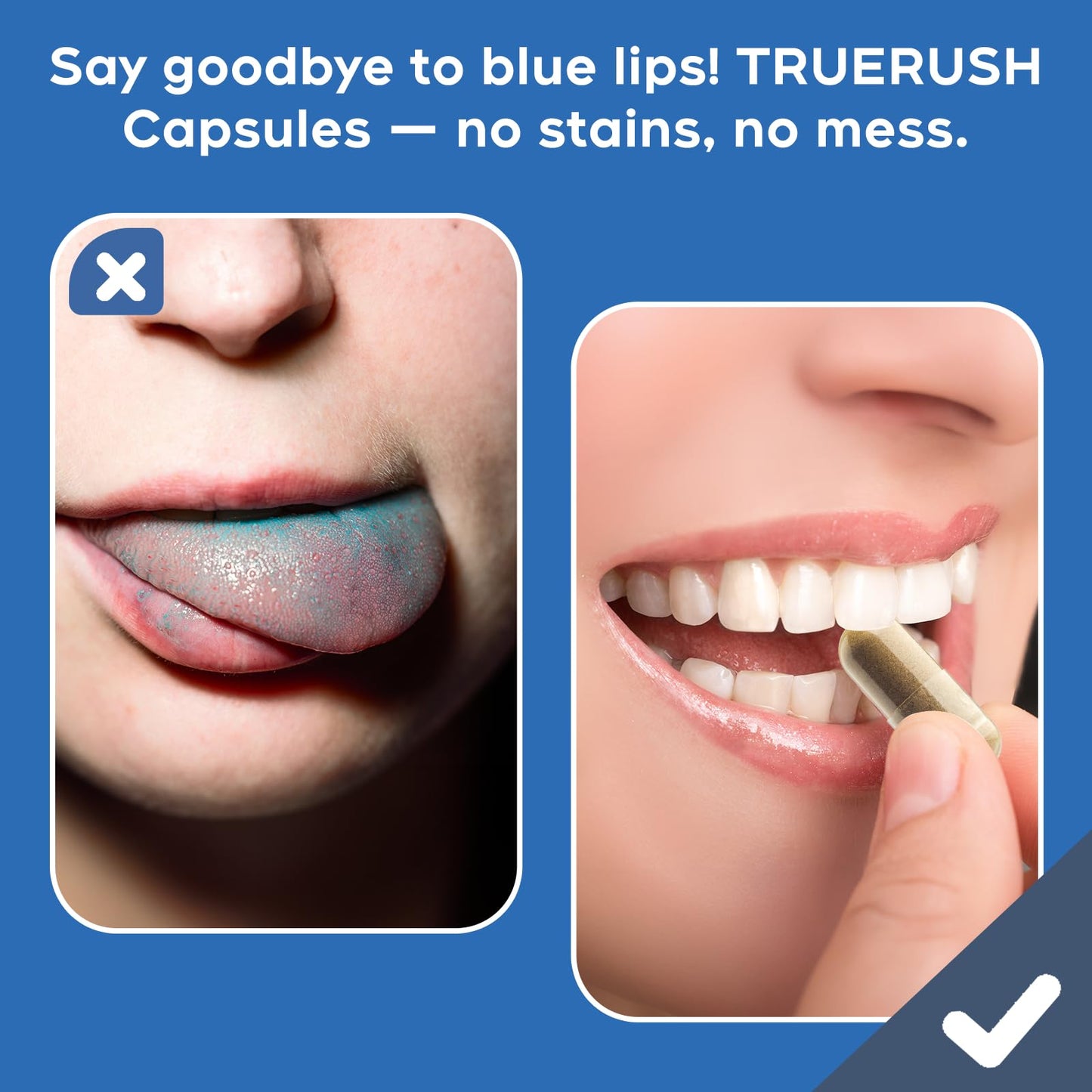 TrueRush Methylene Blue USP-Grade Capsules, 20mg, 90 Count
