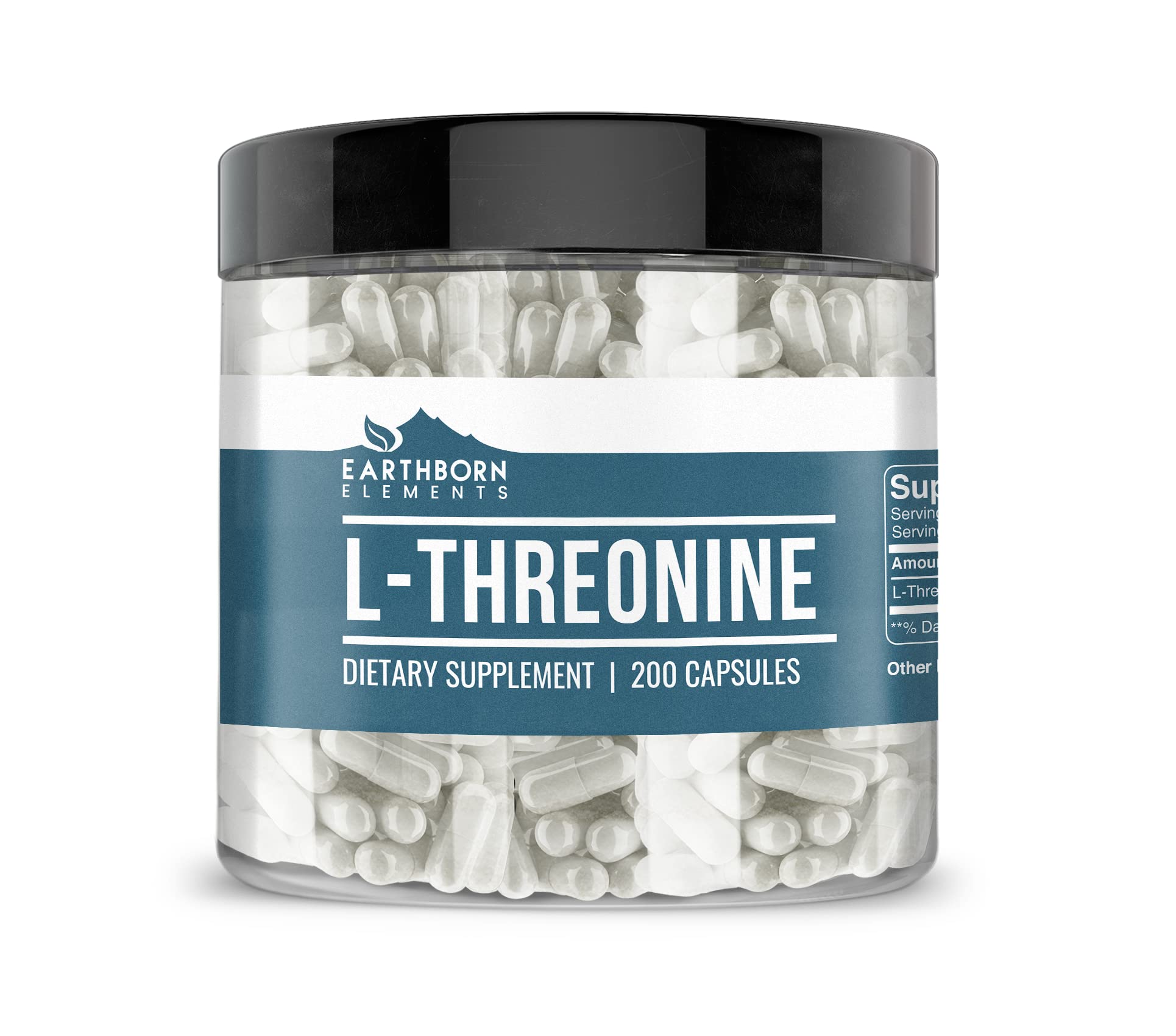 Earthborn Elements L-Threonine Capsules 200