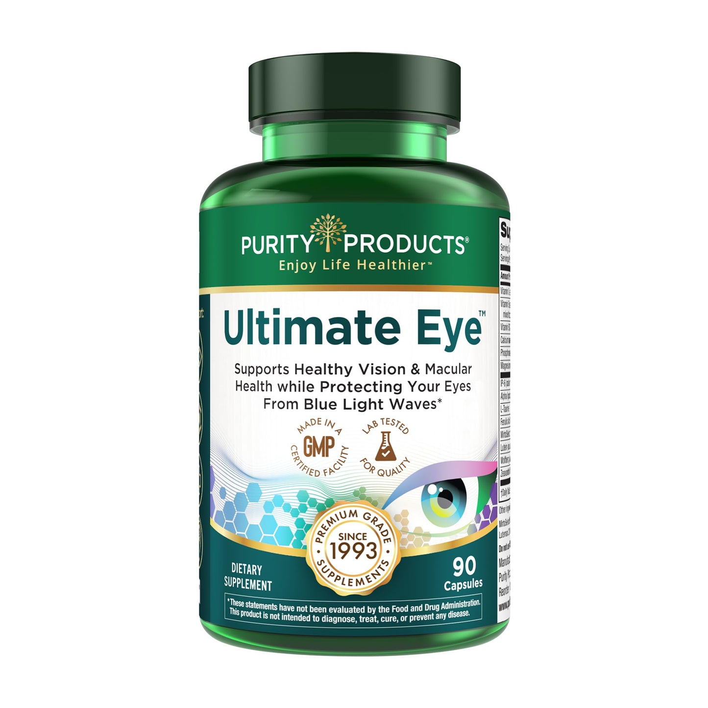 Purity Products Ultimate Eye Support Capsule, 90 Capsules