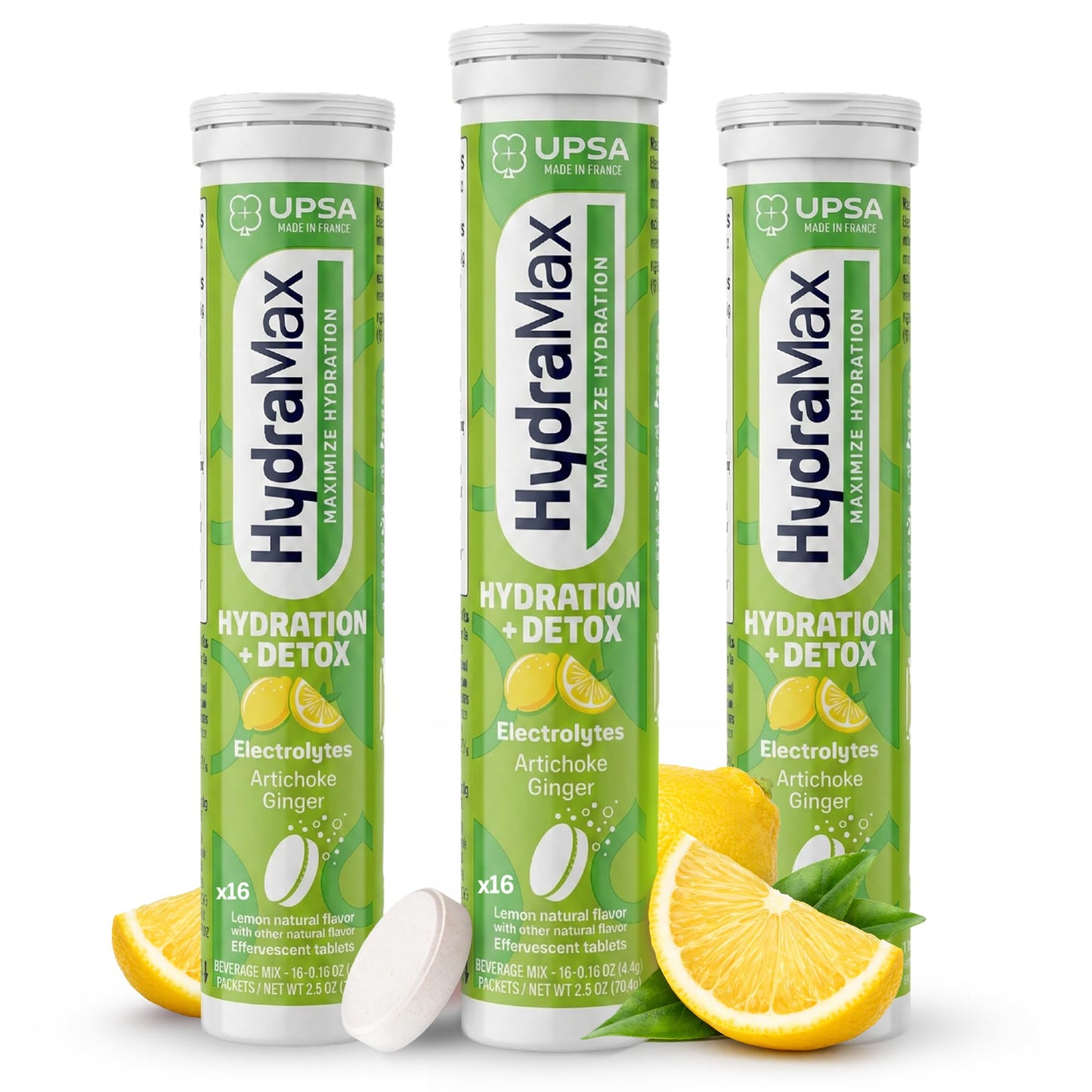 Upsa Hydramax Hydration + Detox Electrolytes Tablet, 48 Count