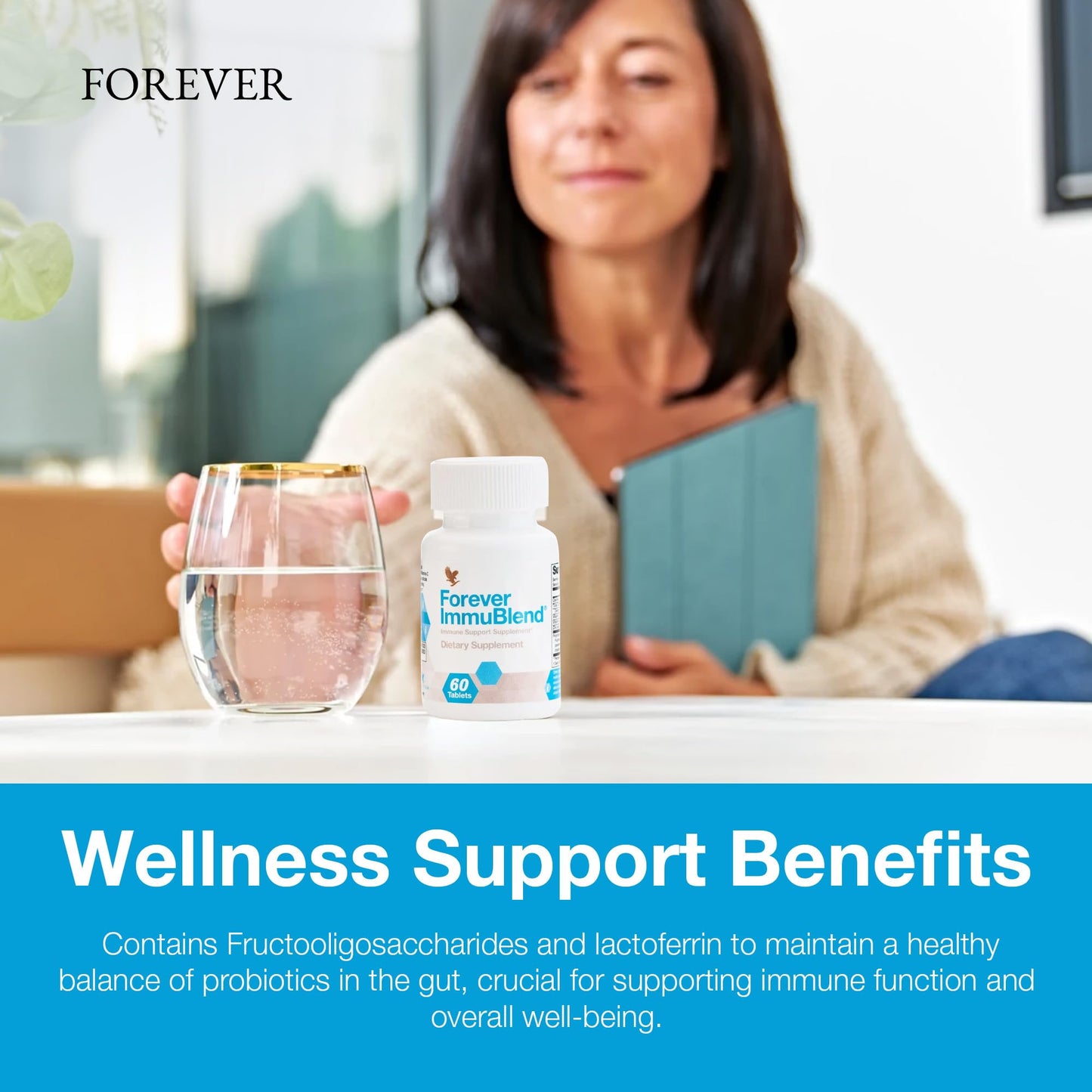 Forever Living Products Forever ImmuBlend Immune Support Supplement Tablets 60