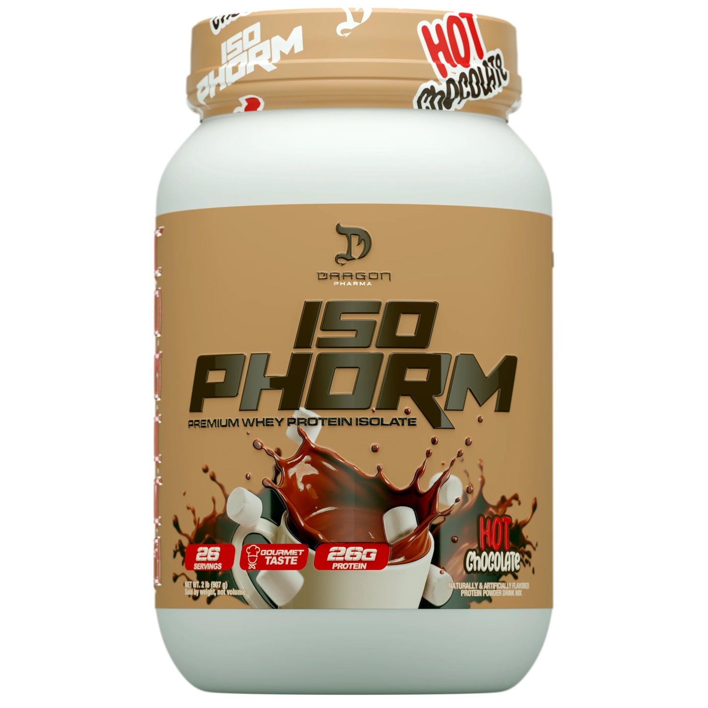 DRAGON PHARMA Isophorm Hydrolized Whey Protein Isolate Powder, 32 Servings