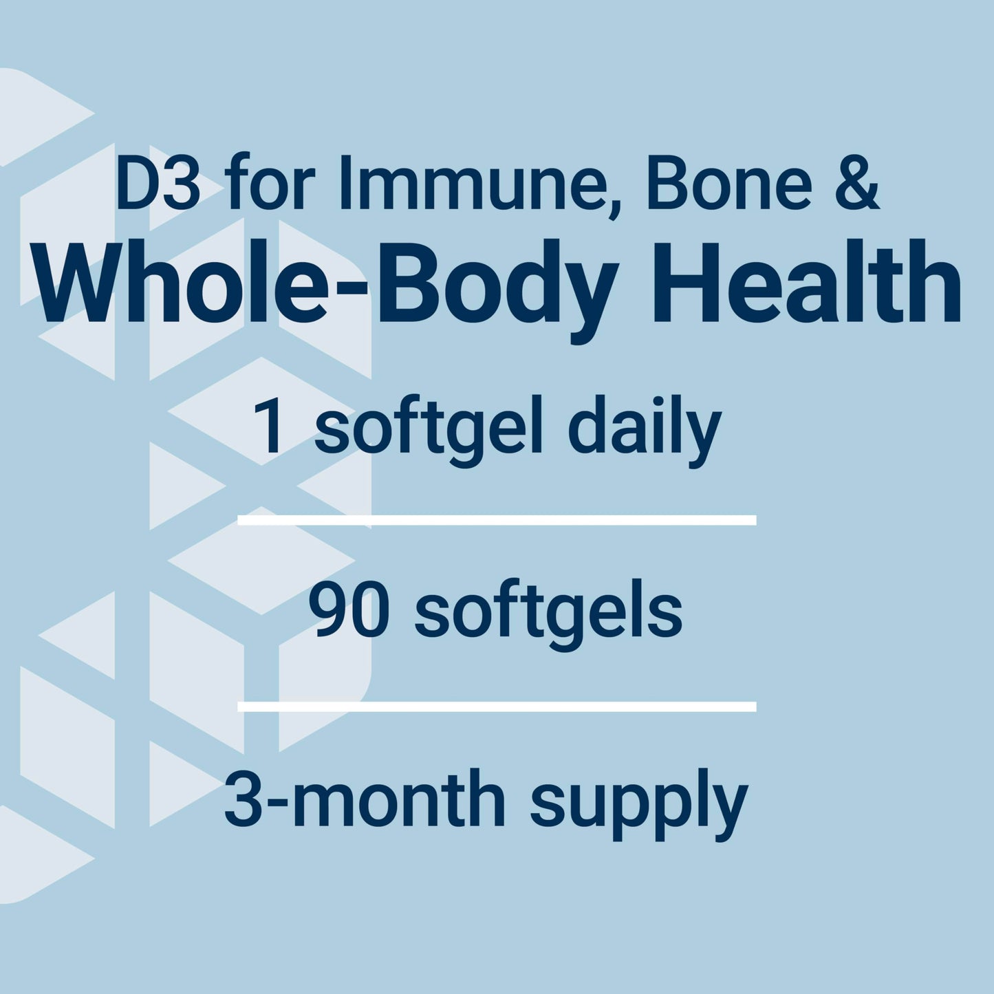 Life Extension Vitamin D3 25 mcg (1000 IU) Softgels 90