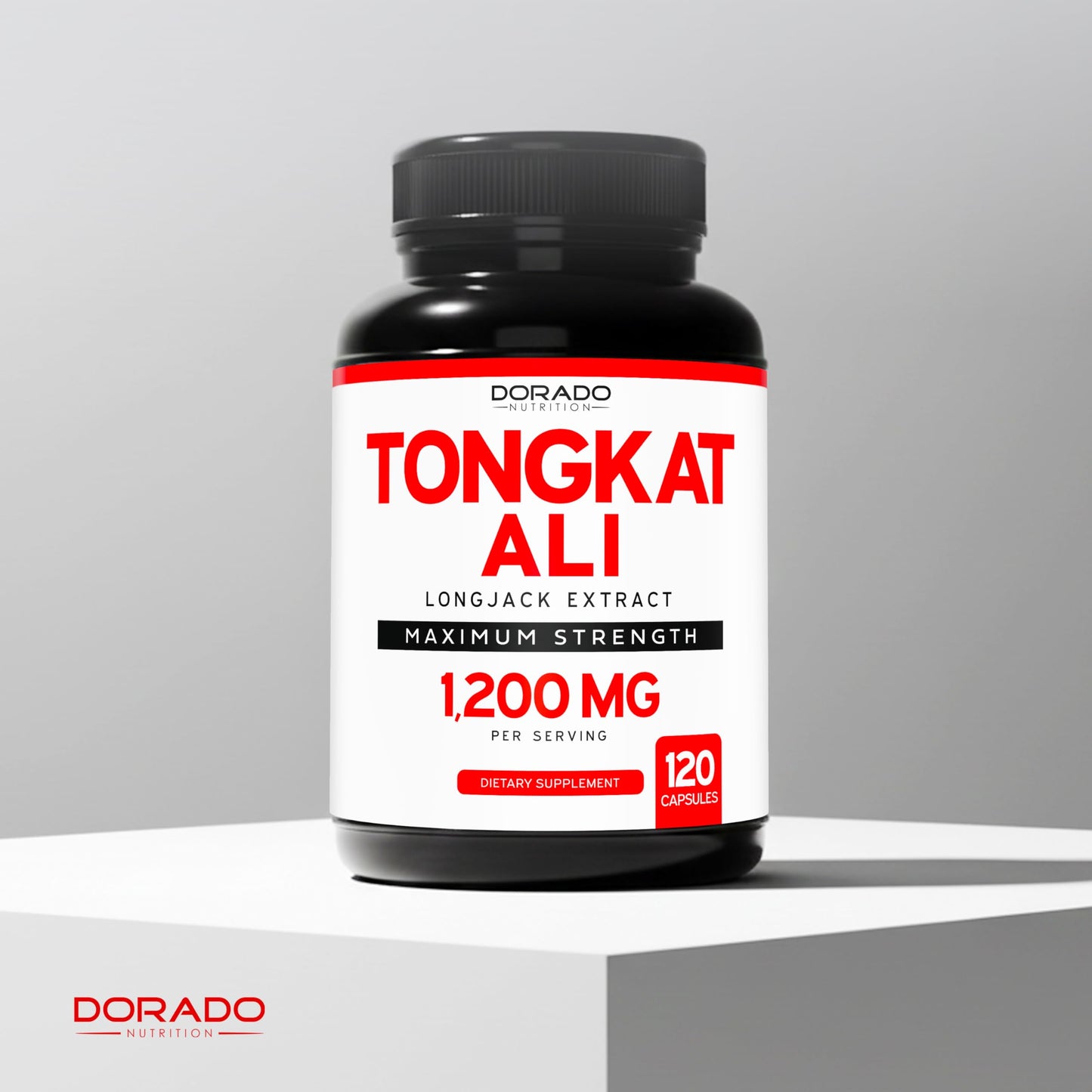 DORADO NUTRITION Tongkat Ali For Men (Longjack) Eurycoma Longifolia Extract 1200mg Per Serving, 120 Capsules